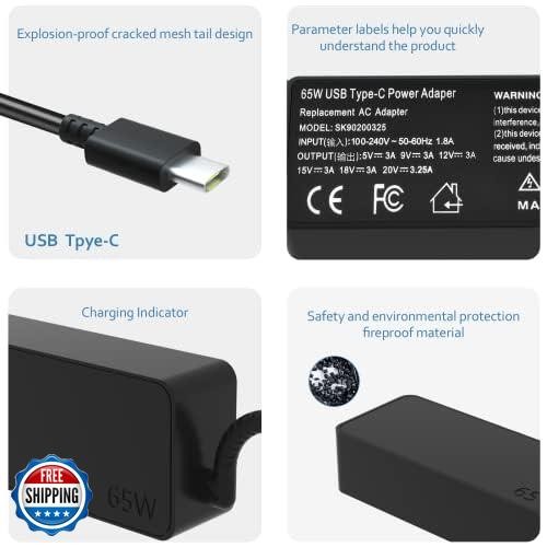 Jeestam 65W USB-C Charger Compatible for HP OmniBook AI PC – Compatible for H