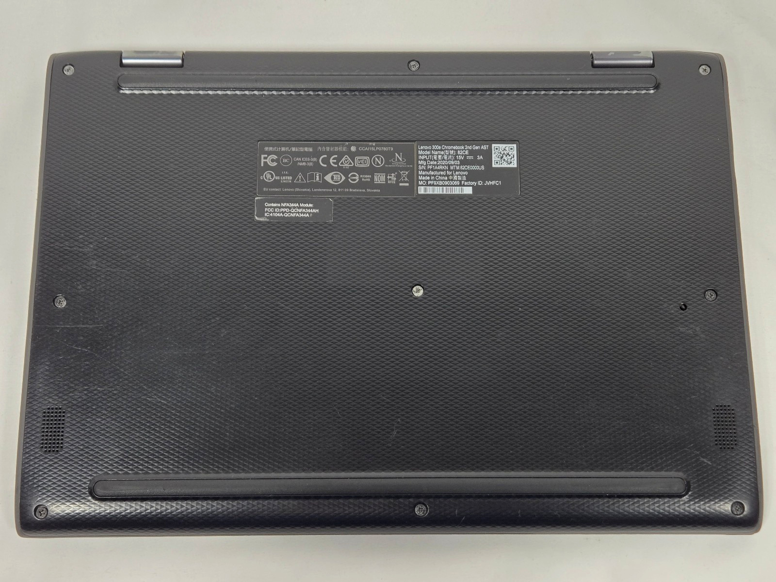 Lenovo Chromebook 300e 2nd Gen AST 82CE AMD A4 4GB RAM 32GB eMMC *Read*