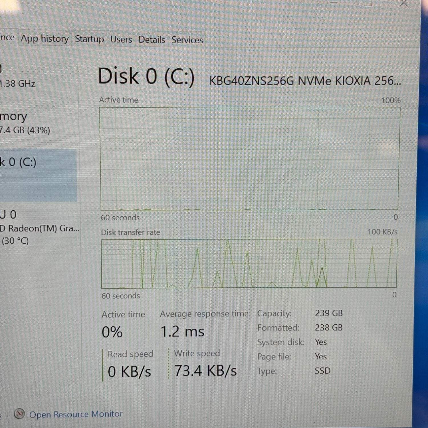 Dell Inspiron P126G 14″ Touch Screen Ryzen 5 4500U 8GB RAM 256GB SSD