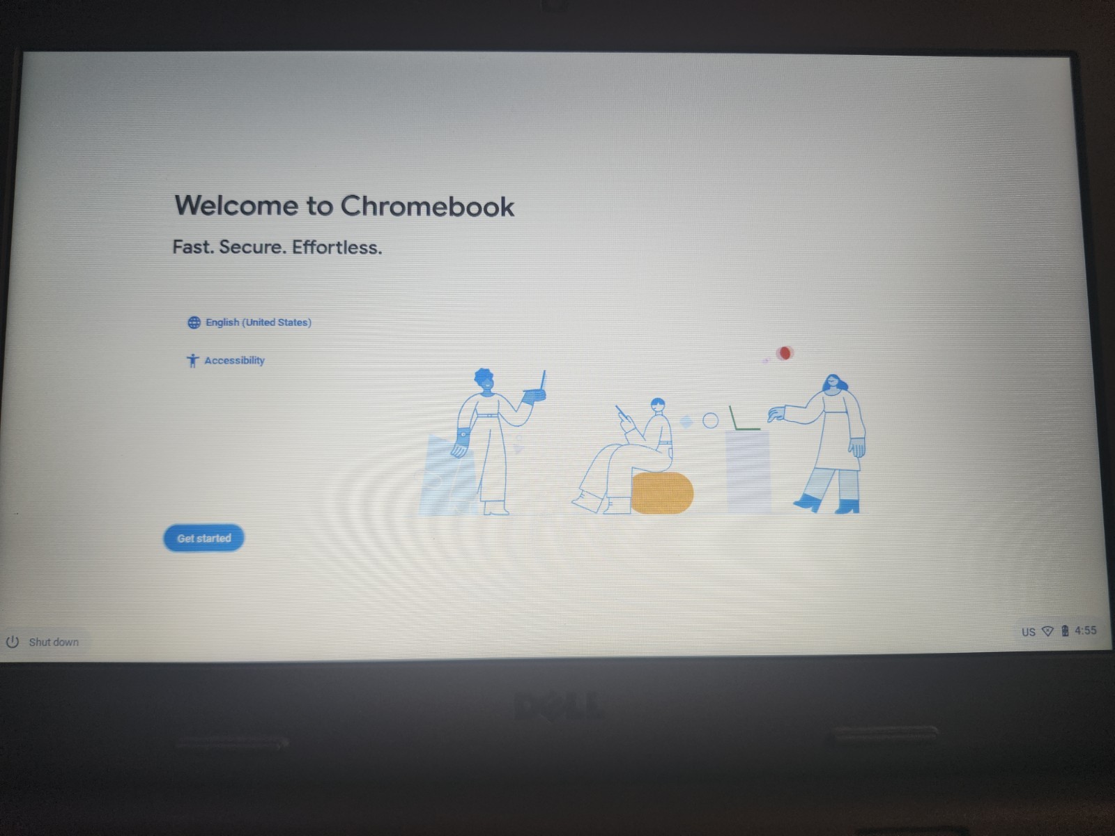Dell Chromebook 11 3120 (P22T) 2 GB Ram 16 GB SSD (Black) w/ New Charger