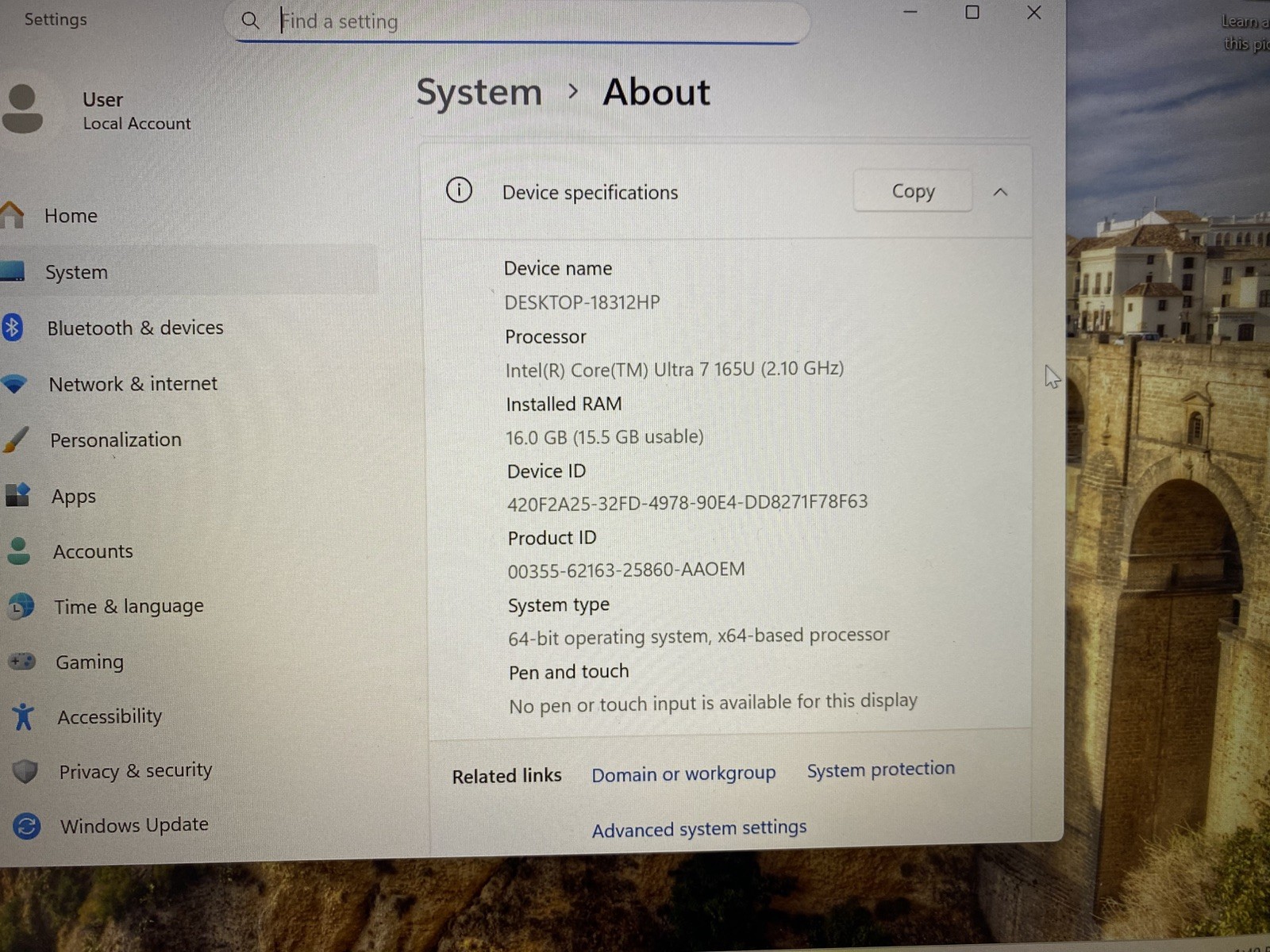 2025 Dell Latitude 7450 Workstation 14” Ultra 7 16GB RAM 256GB SSD Win11Pro