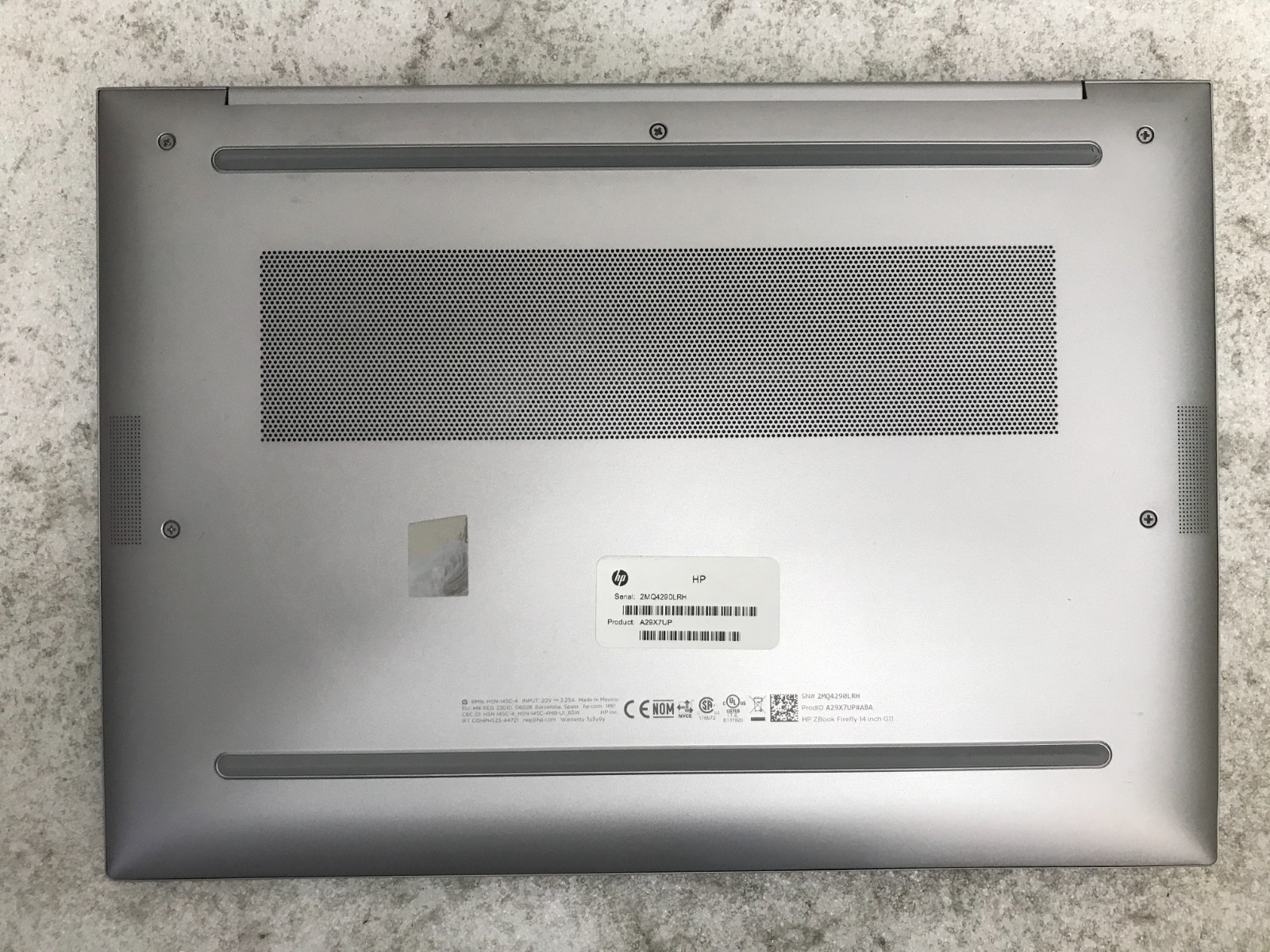 Lot of 4 / HP ZBook Firefly 14 G11 /Core Ultra 5 135H 1.7GHz / 16GB RAM / No SSD