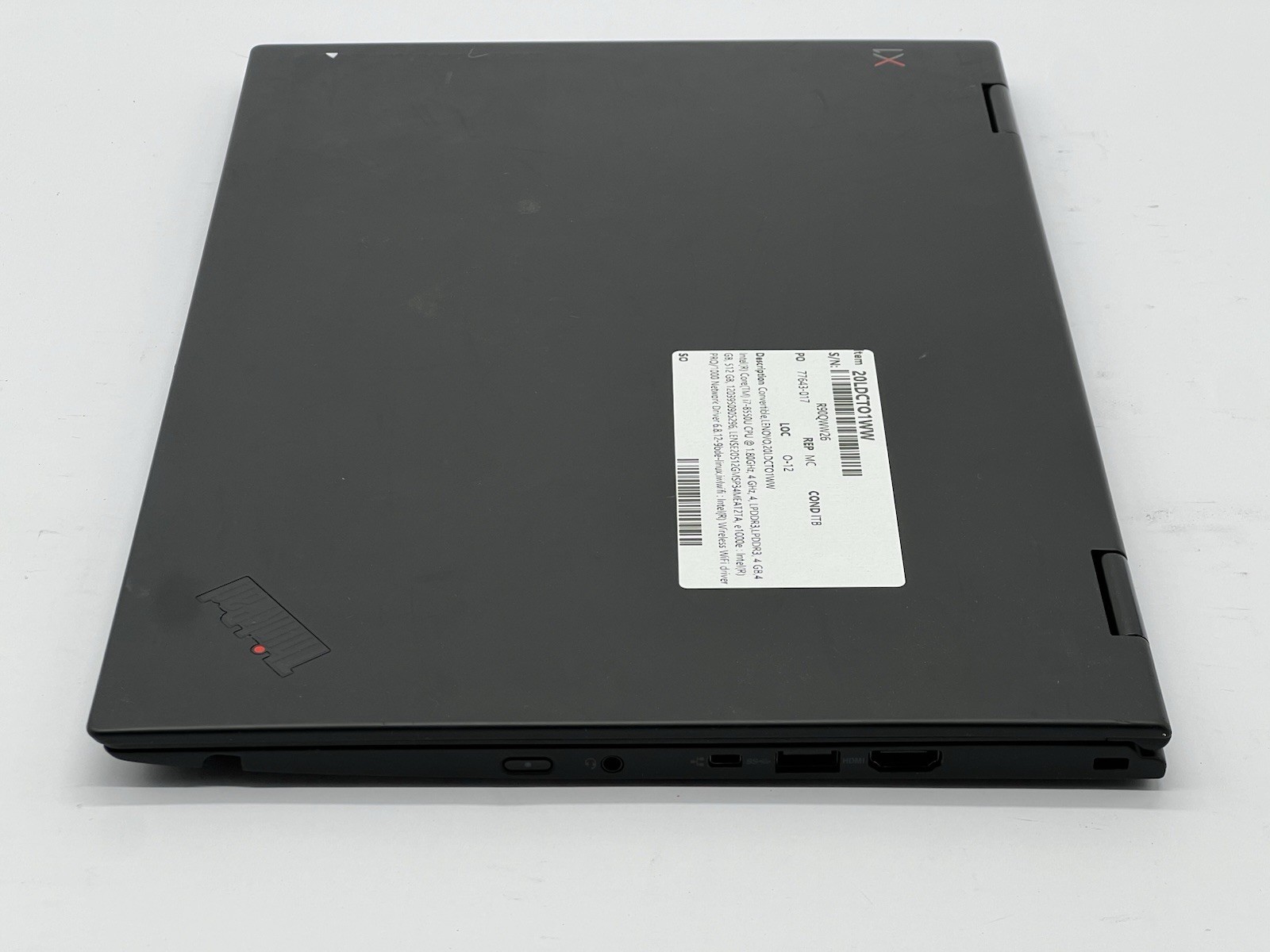 Lenovo ThinkPad X1 Yoga 3rd, i7-8550U, 1.80GHz, 8GB RAM, 512GB NVMe-No OS/AC/Pen