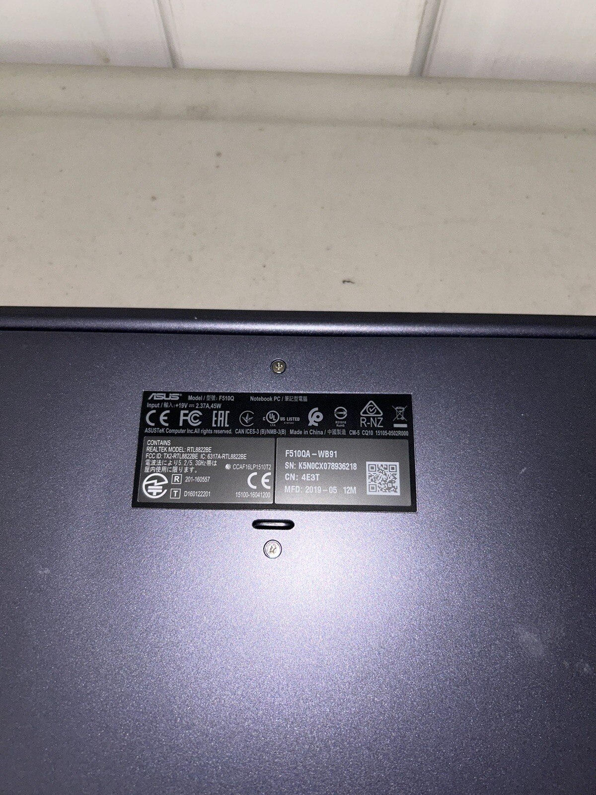 Asus Laptop 510Q Notebook PC,Asus F510QA-WB91 ASUS VivoBook F510QA