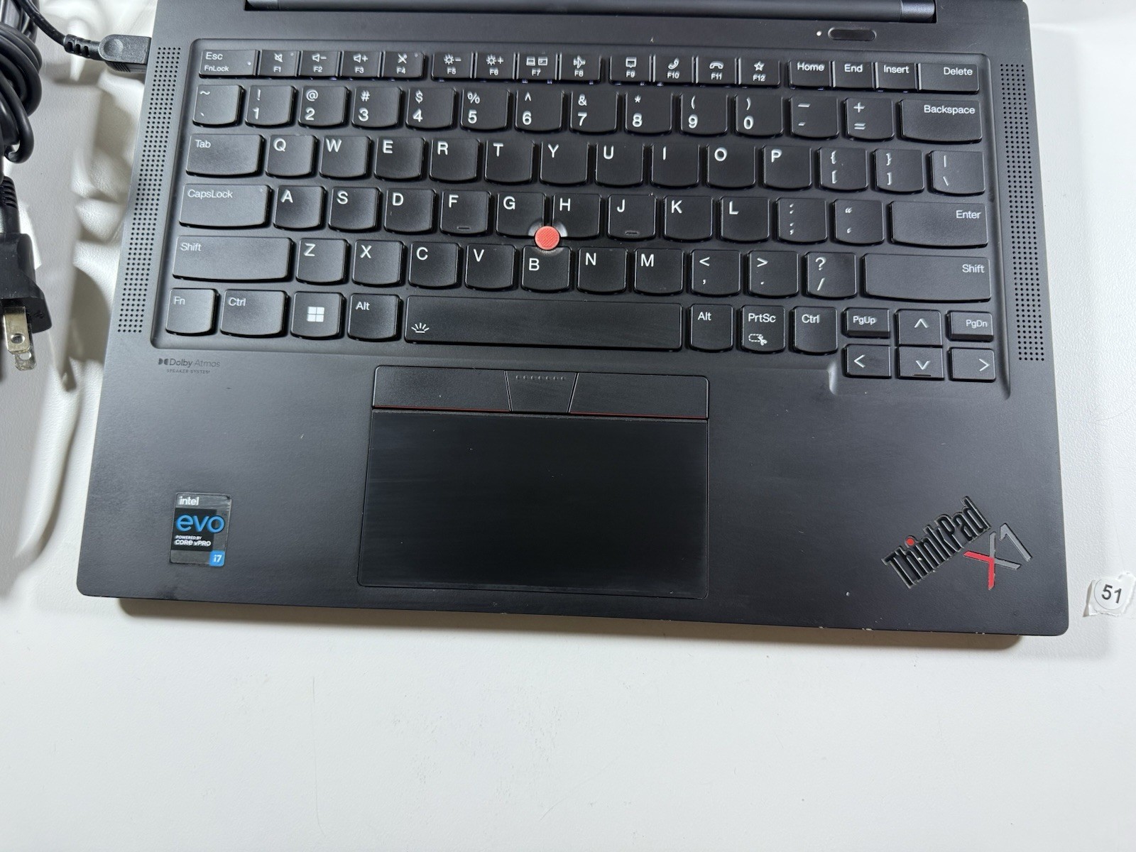 Lenovo ThinkPad X1 Carbon 9th Gen i7-1185G7 16GB DDR4 512GB NO BATTERY WIN 11