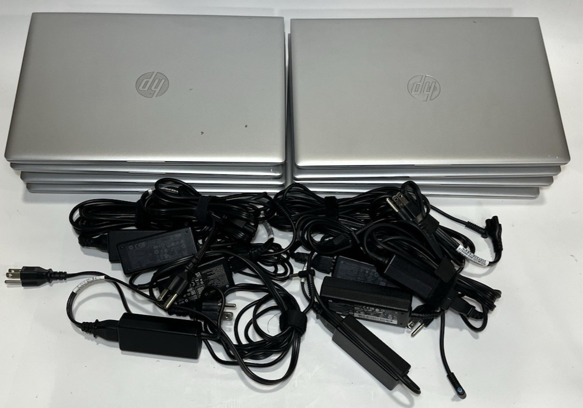 LOT OF 8 HP ProBook 640 G4 14″ Core i5-7300U – 8GB RAM – 128GB SSD – W11P – READ
