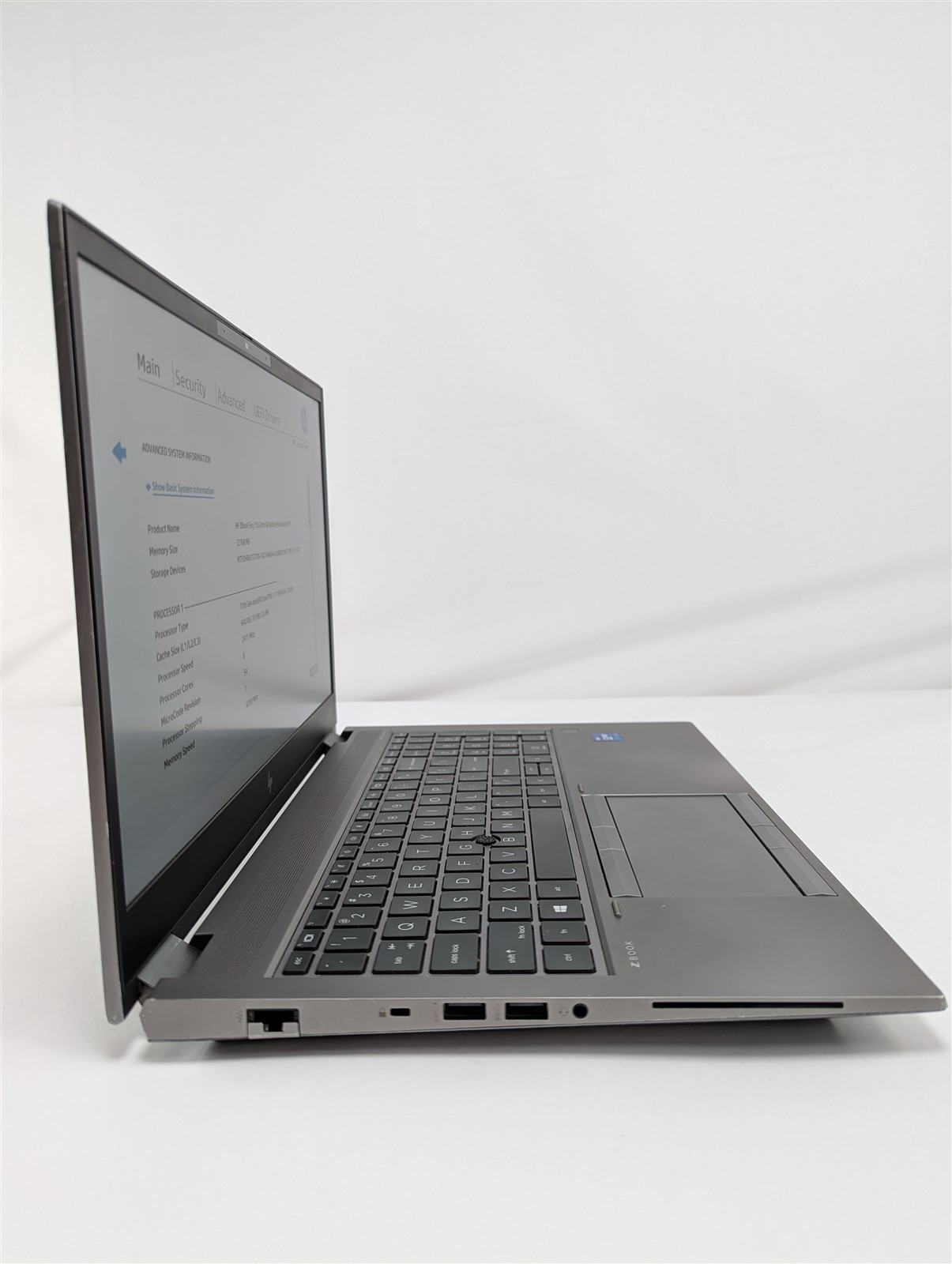 HP ZBook Fury 15 G8 2021 15.6” i7-11850H 2.5GHz 32GB RAM 512GB SSD RTX A3000