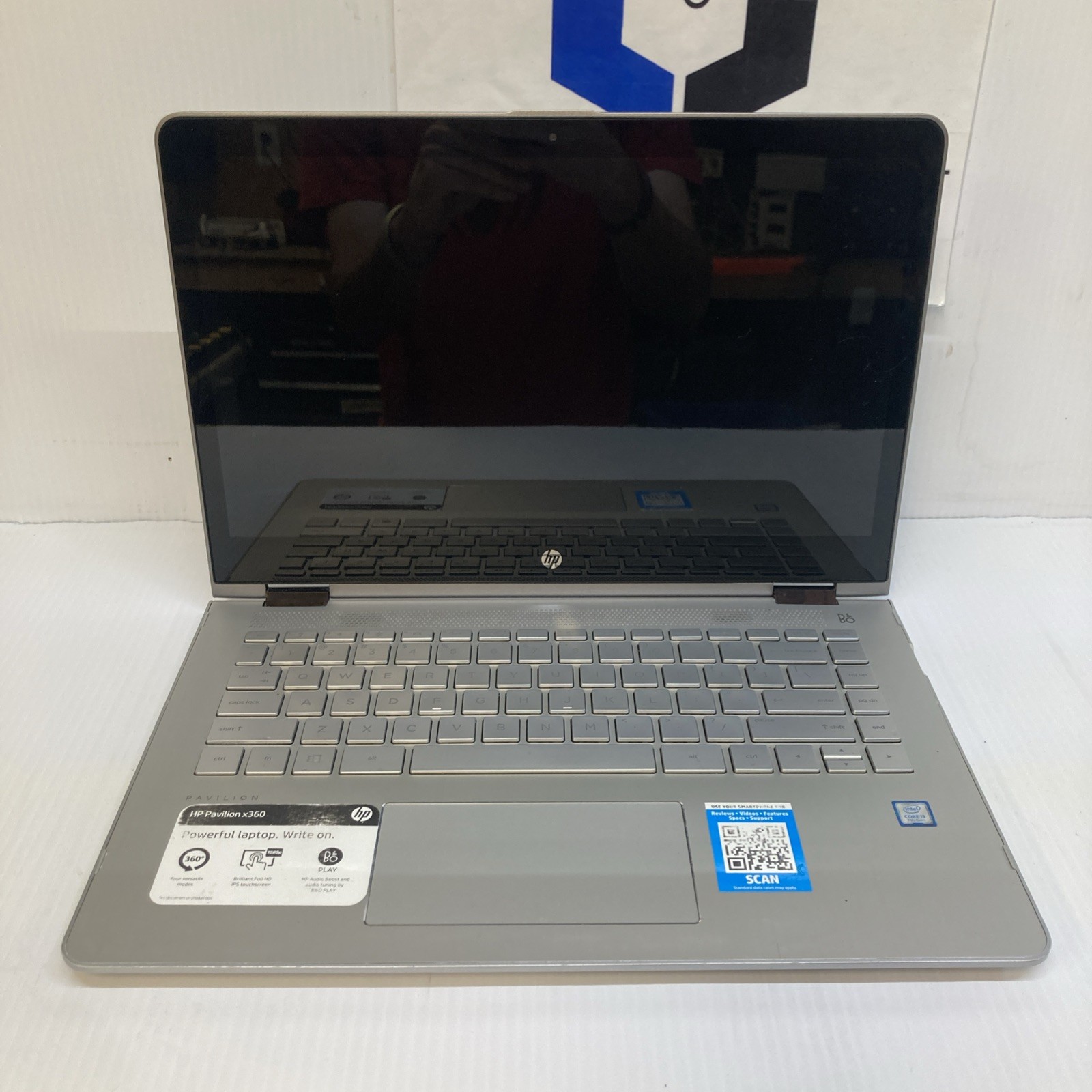 HP Pavilion x360 14-ba0xx i3-7100u 2.40GHz 8GB no HDD boot to BIOS