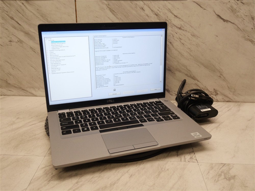 DELL LATITUDE 5410 14″ Laptop i5-10310U 1.7ghz 8GB RAM w/ GOOD BATTERY!