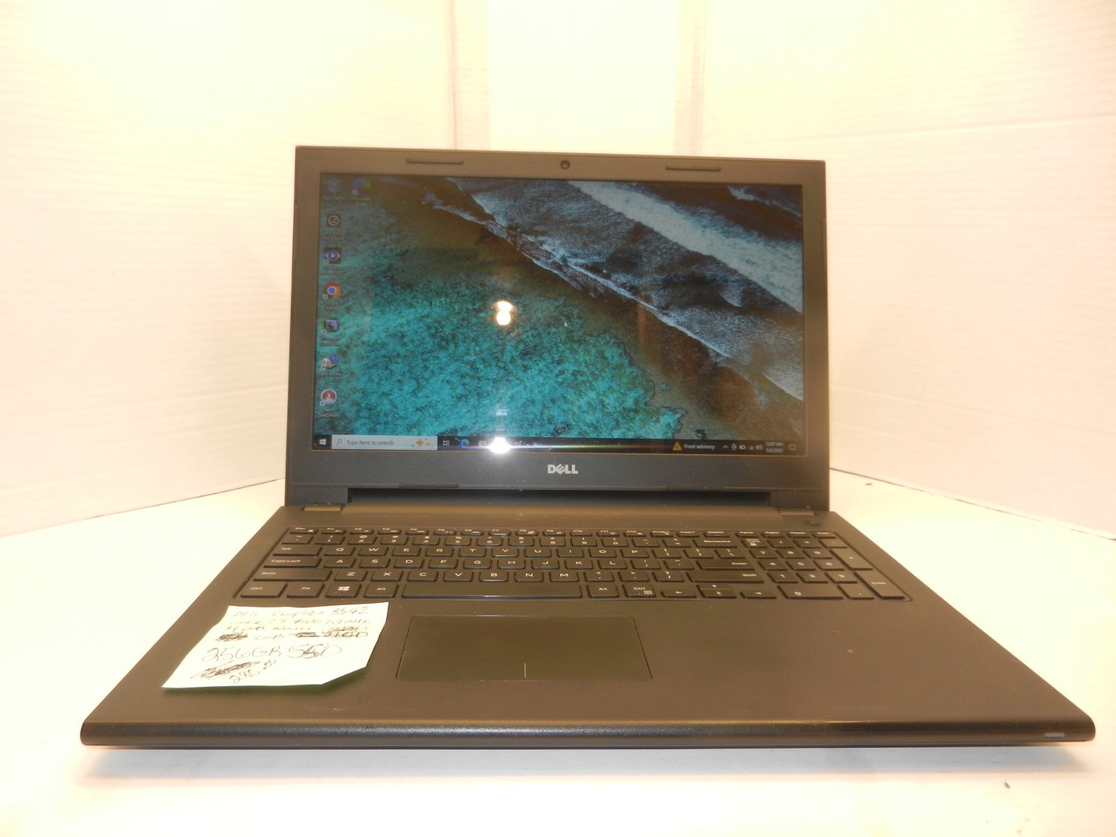 DELL INSPIRON 3542 15.6″ CORE i3-4030@1.9GHz 4GB RAM 256GB SSD WINDOWS 10