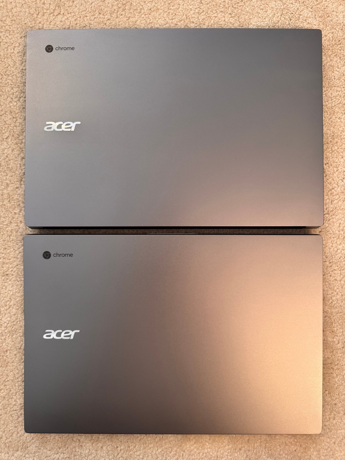 LOT 2 ACER CHROMEBOOK CB715-1W N18Q11 15.6″ TOUCH 128GB/4GB INTEL CORE i3-8130U