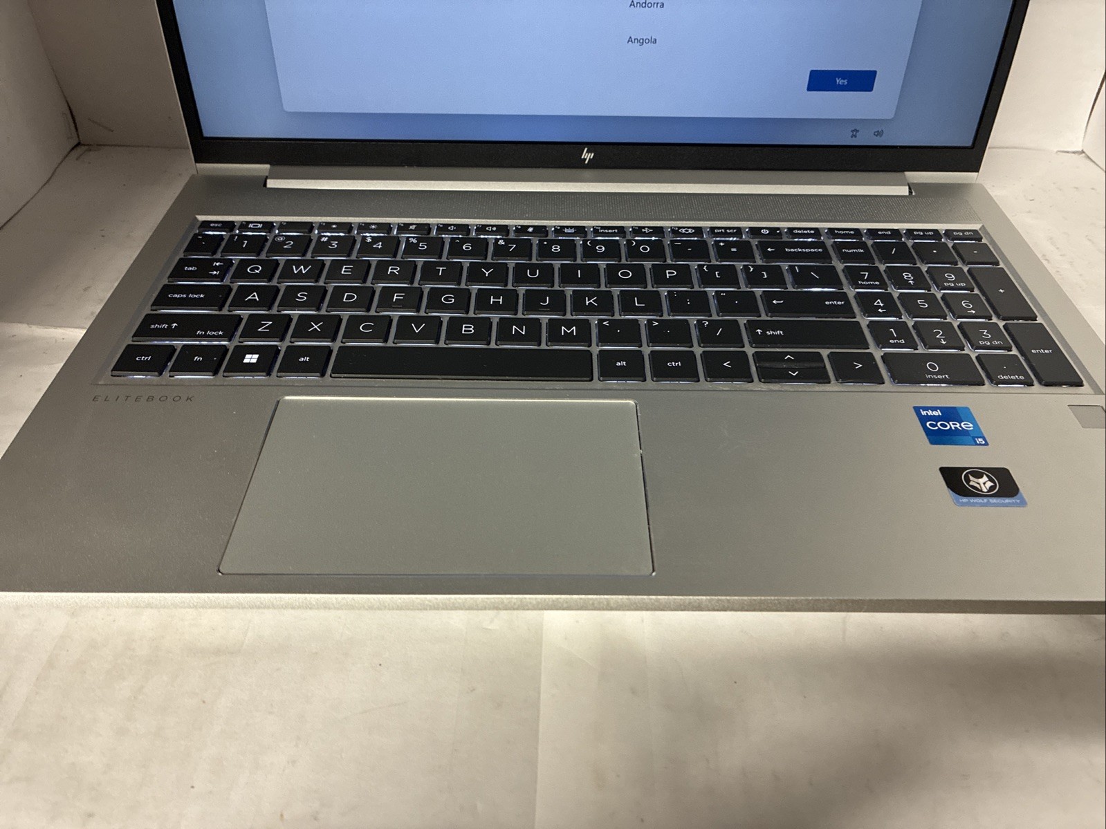 HP EliteBook 650 G9 15.6″ Laptop i5-12th Gen 16GB 256GB SSD Win 11 Pro – No Cord