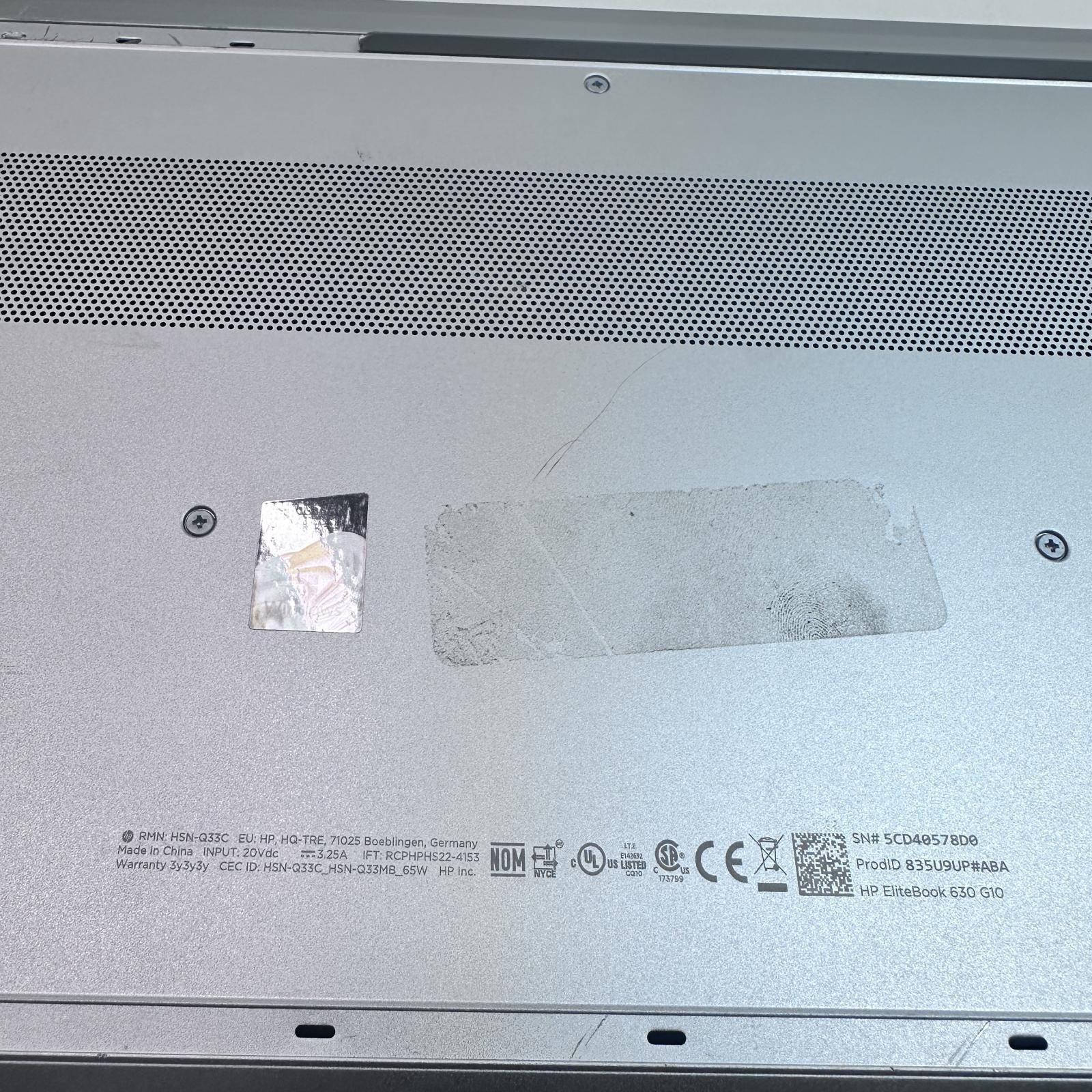 HP EliteBook 630 G10 Laptop, 13.3″ FHD, i7-1365U, 32GB, 512GB SSD *Pls READ*