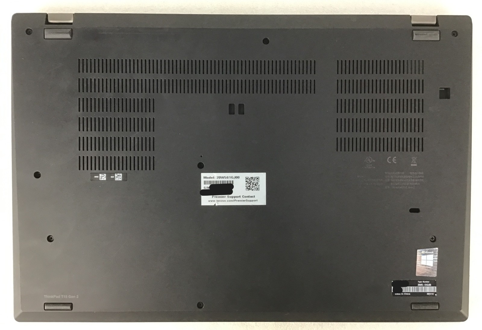 Lenovo ThinkPad T15 Gen 2 i5-1145G7 2.6GHz 32GB 512GB SSD Win 11 Pro Touchscreen