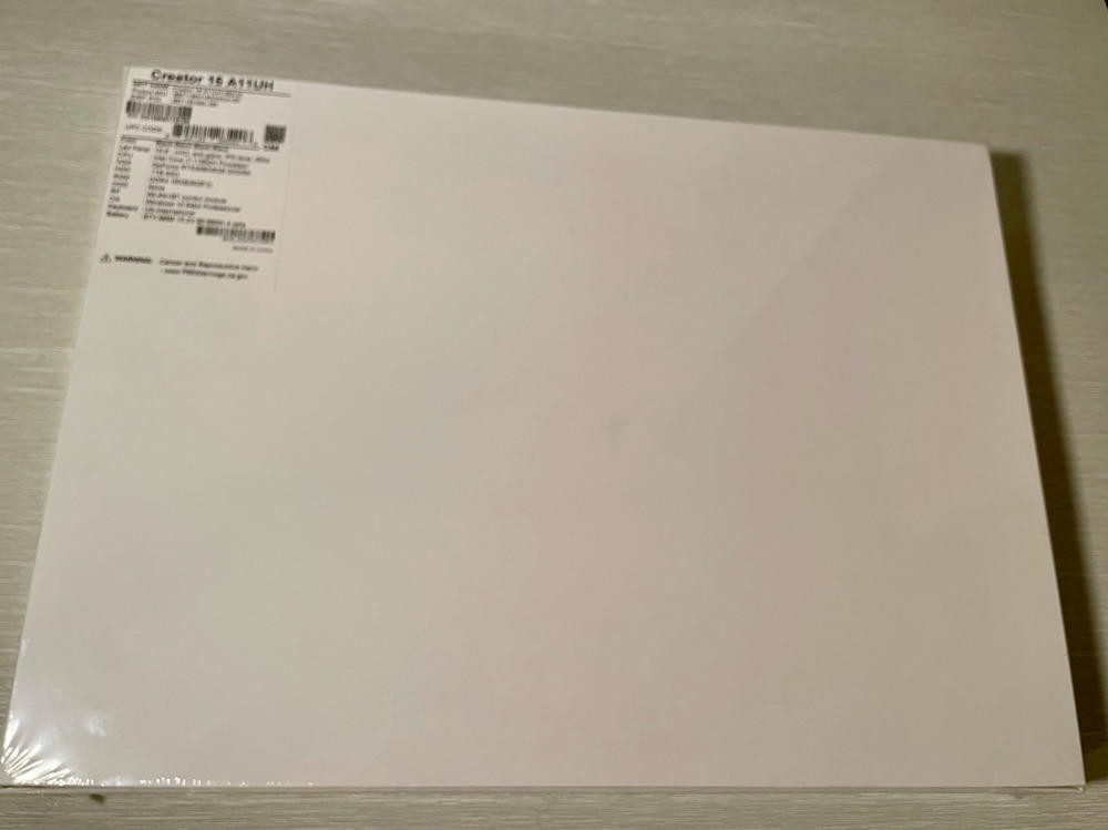 Msi Creator 15 A11UH-492, 15.6”screen, Intel Core i7, 16 GB, 1TB Solid Drive