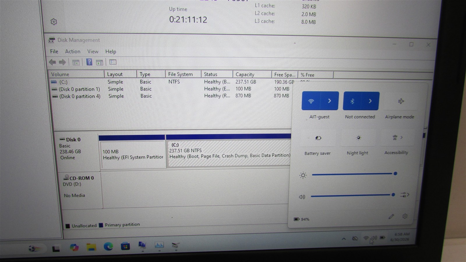 Dell Inspiron 3793 i7-1065G7 1.3GHz 16GB RAM 256GB NVME 17.3″ W11P DMG/MISS KEY