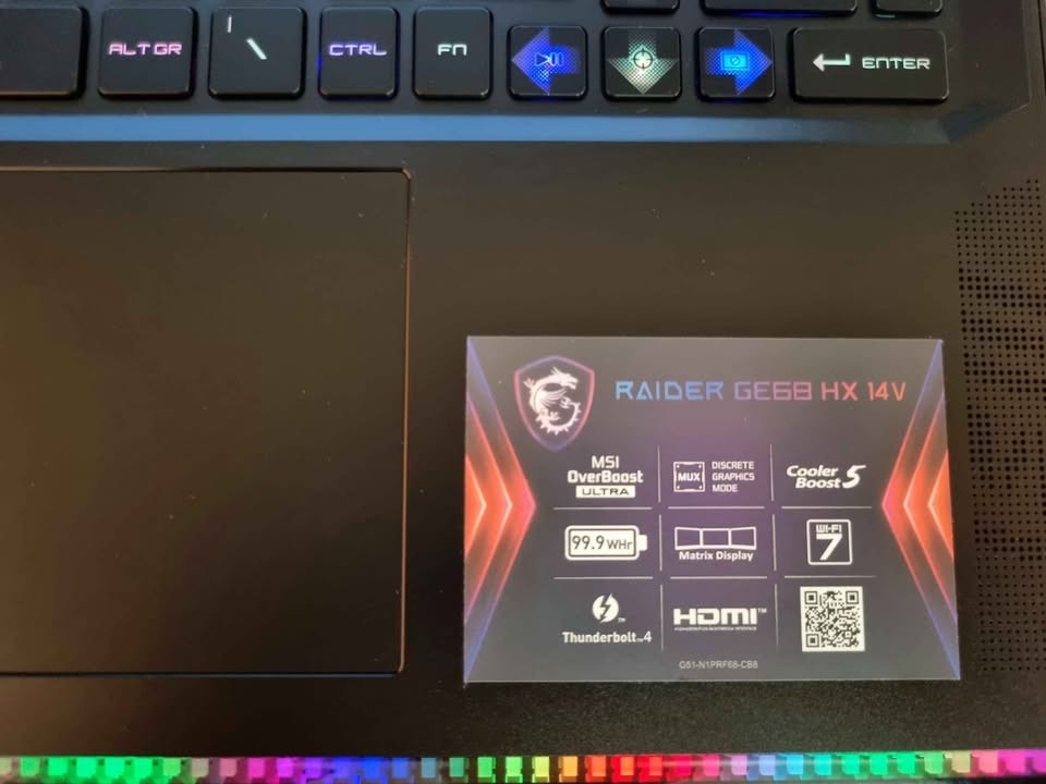 MSI RAIDER GE68 RTX 4090 i9 14900HX 32GB RAM 2TB SSD 4K 120HZ – WORTH $7499