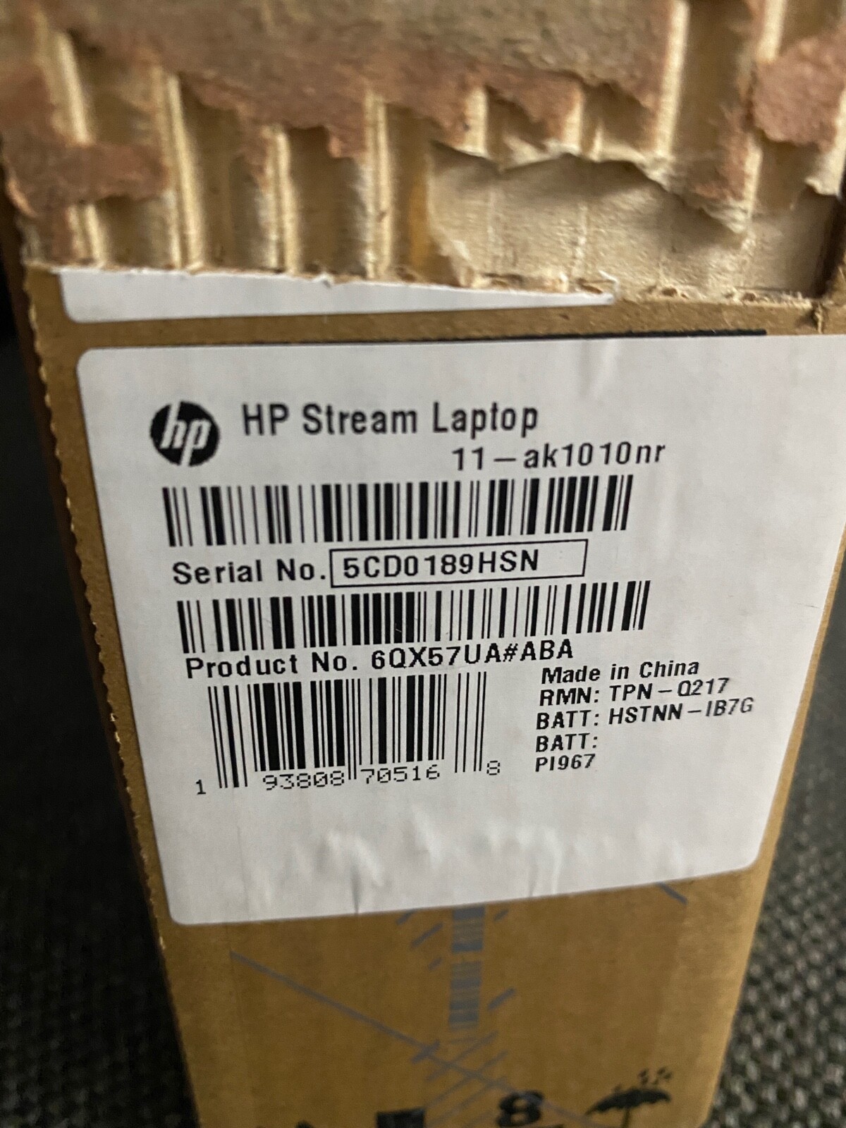 HP 11-ak1010nr Stream Laptop 11.6″ 32GB eMMC x5-E8000 1.1GHz 4GB Windows 10 Home