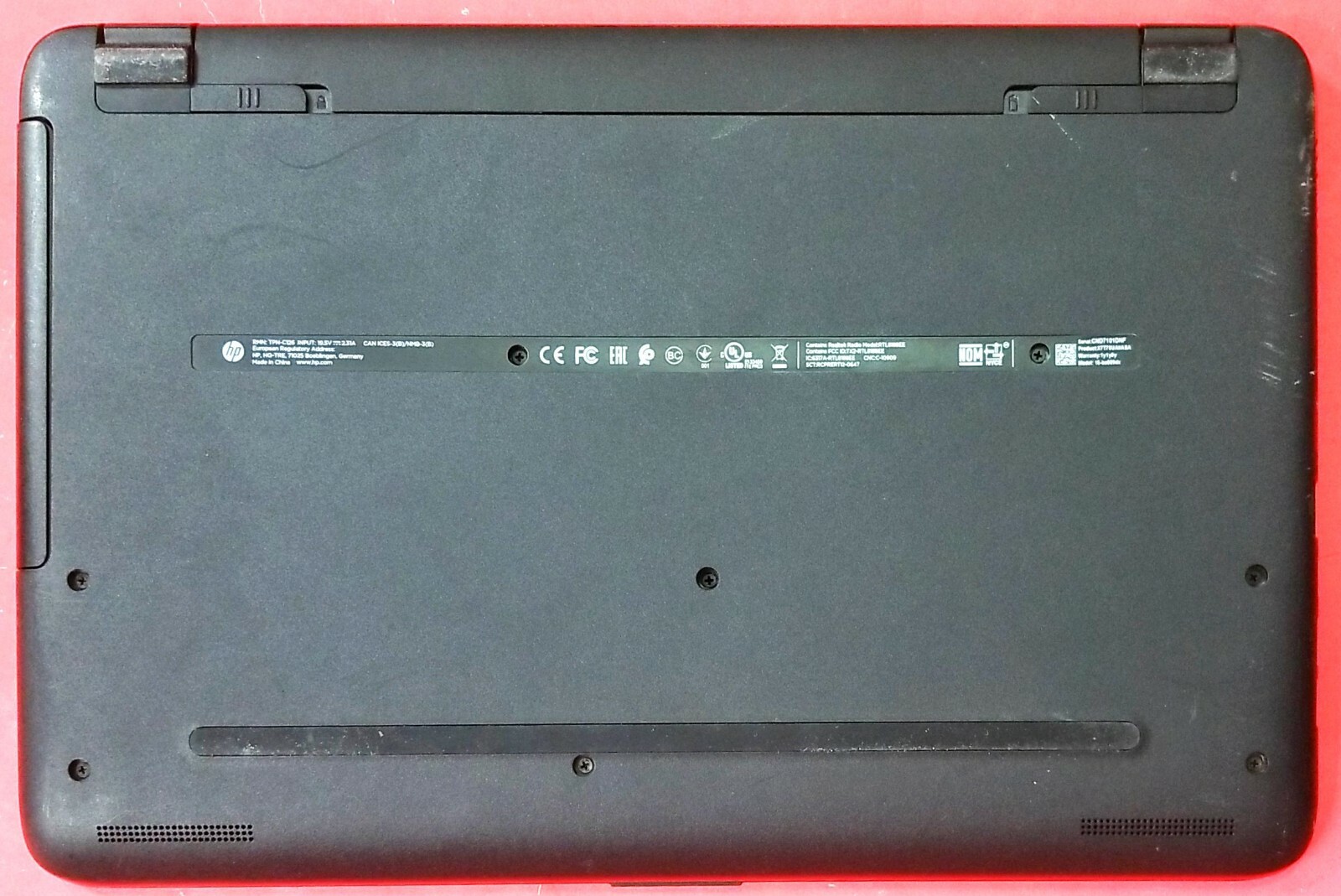 HP Notebook 15-ba009dx AMD A6-7310, 4GB RAM, 500GB HDD, Win 10 Pro, SOLD AS IS