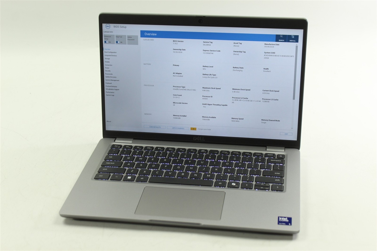Dell Latitude 5450 14″ FHD Core Ultra 5 135U 1.6GHz 512GB SSD 16GB RAM W11P