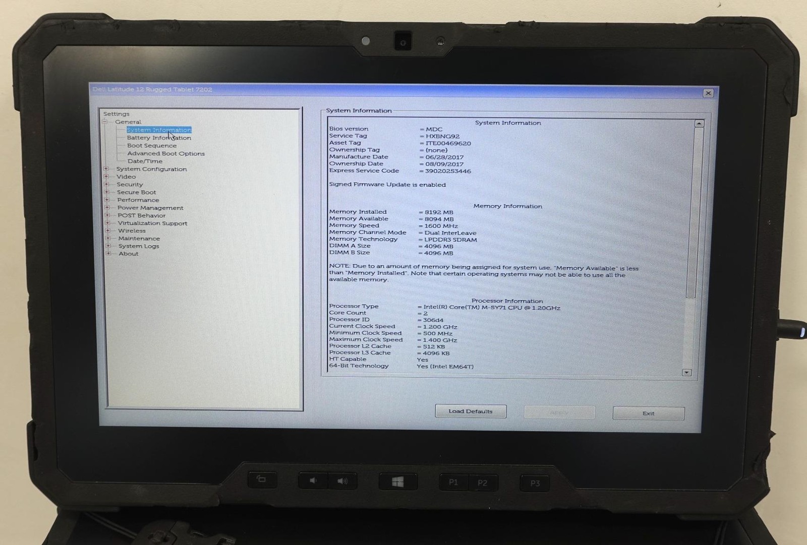 Lot 9 Dell Latitude 12 Rugged Tablet 7202 11.6″ Core M-5Y71 1.20GHz 8GB No SSD