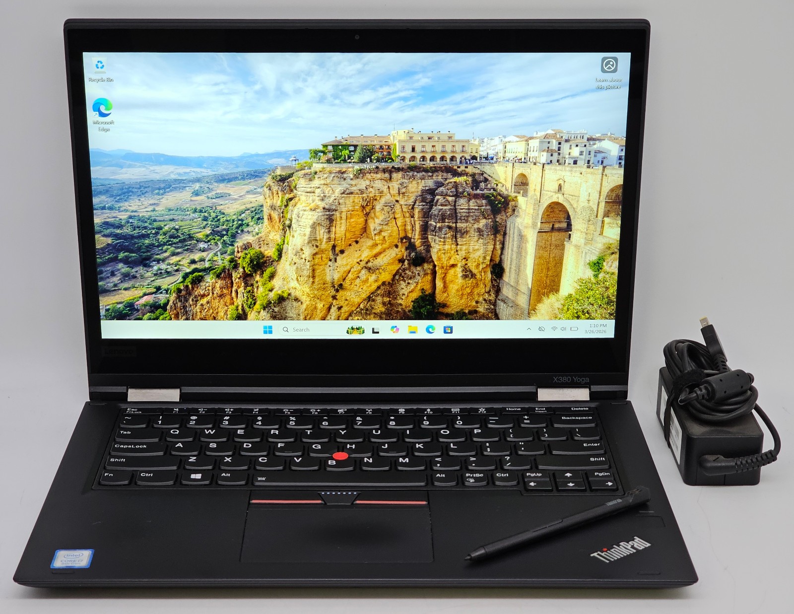 Lenovo Yoga X380 – 13.3″ Touch 2-in-1 Laptop – i7-8550U 8GB RAM 256GB SSD Win 11