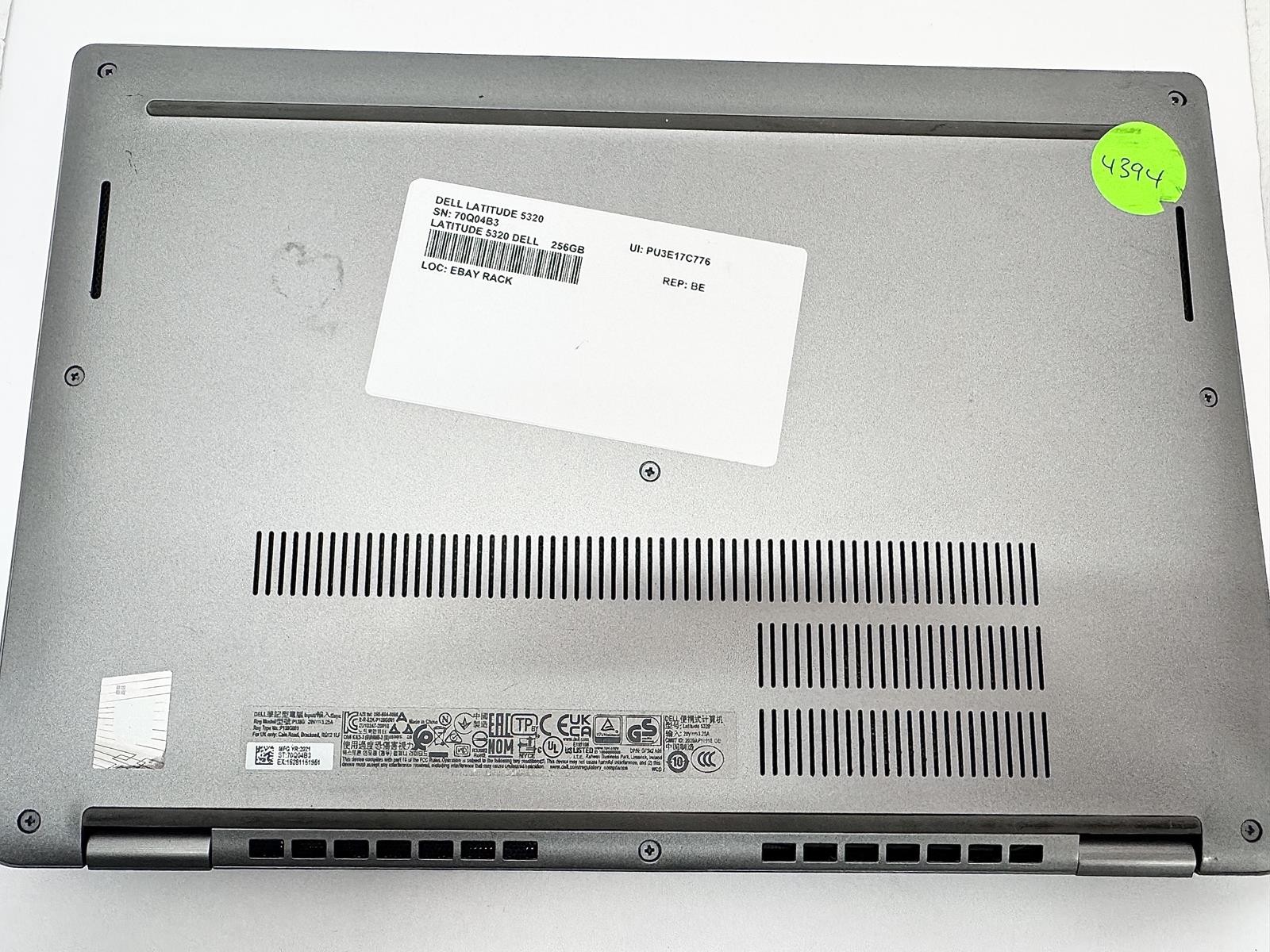 Dell Latitude 5320, 11th Gen Intel Core i5-1145G7 @ 2.60GHz, 8GB, 256GB NVMe