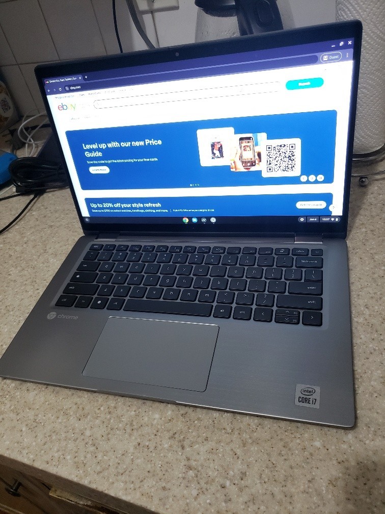 14″ DELL LATITUDE 7410 CORE i7-10610U 1.80 GHZ 128GB SSD 16GB RAM CHROMEOS