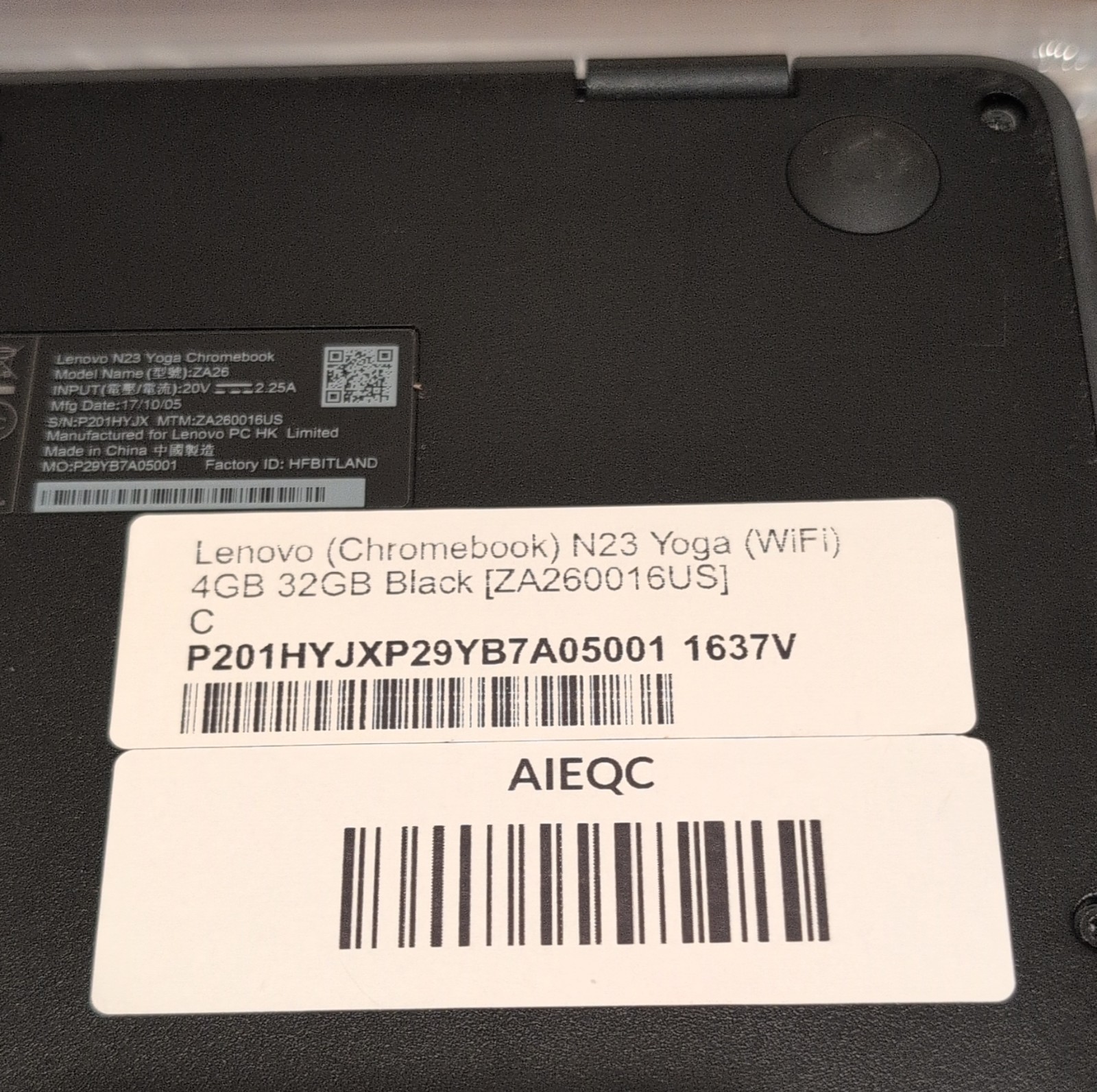 Lenovo N23 Yoga Chromebook ZA260016US 2-in-1 4GB 32GB 11.6″ Black Wi-Fi