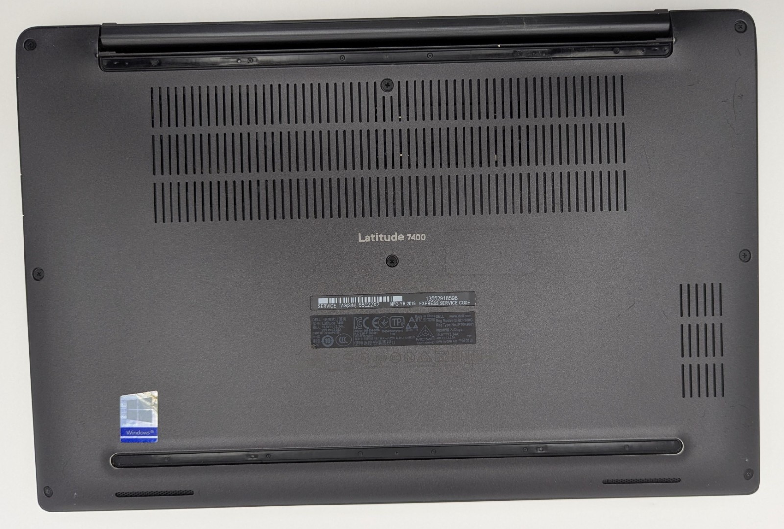 Incomplete Dell Latitude 7400 14″ Laptop Intel i7-8665U 1.90GHz 8GB RAM – *READ*