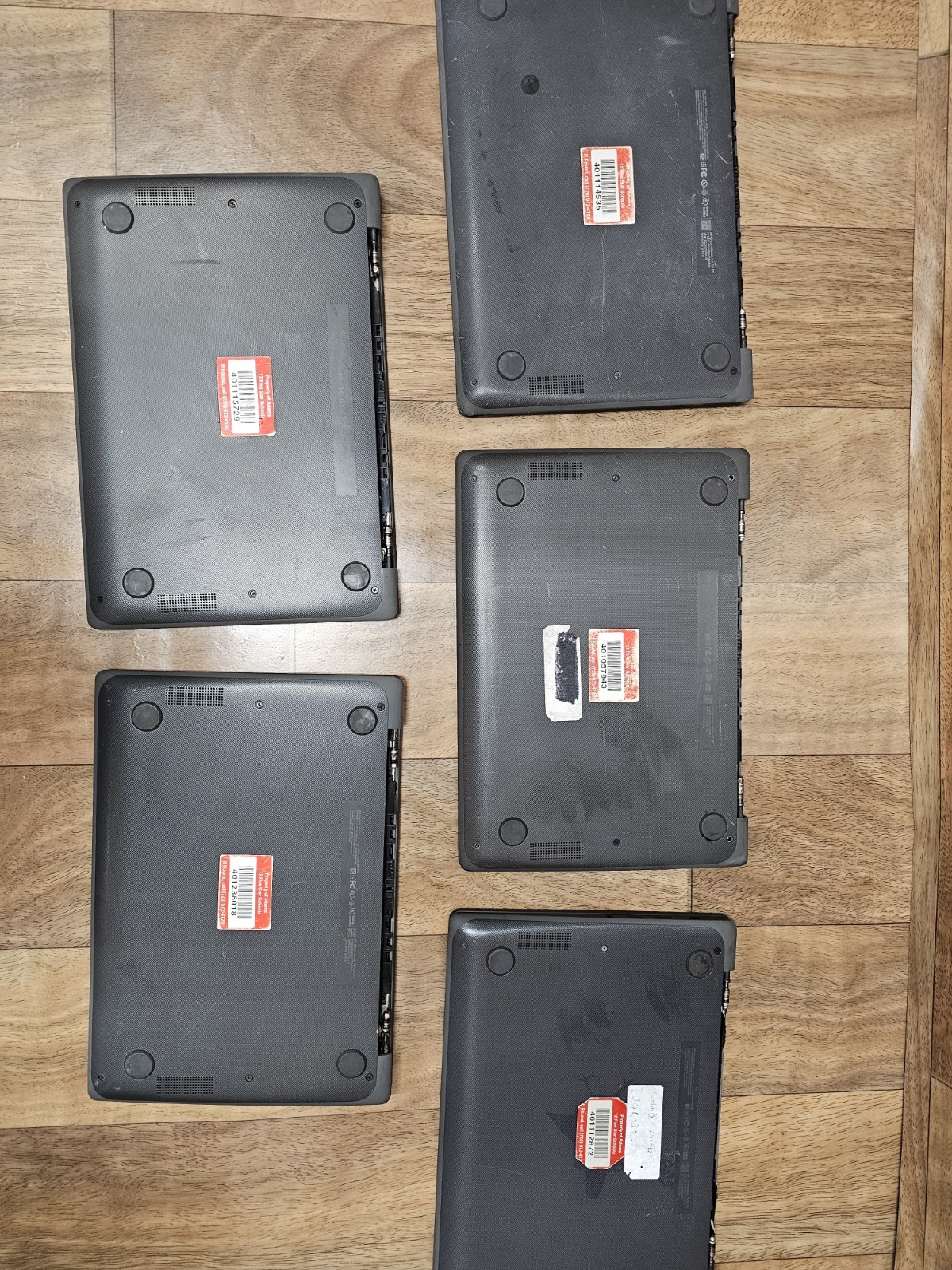 Lot of 10 HP Chromebook 11A G8 EE 11.6″ A4-9120C 4GB 32GB Parts Repair Locked