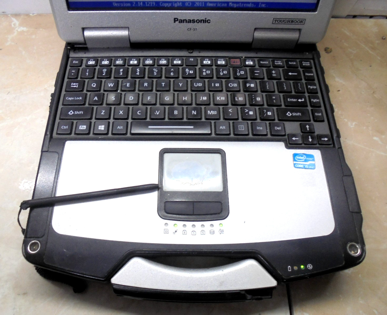Panasonic Toughbook CF-31 MK4,i5-3340M @2.7GHz. NO HDD,NO caddy & NO Power Adapt
