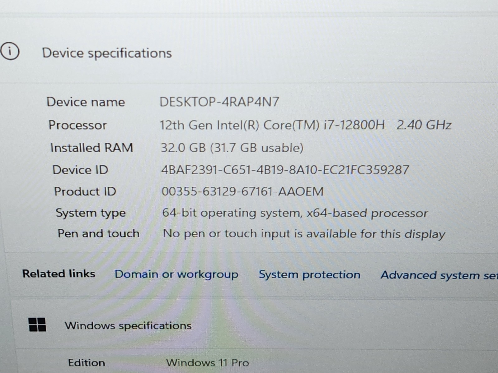 Lenovo ThinkPad P15v Gen 3 15.6″ FHD i7-12800H 32GB 512GB SSD EXCELLENT BATTERY~