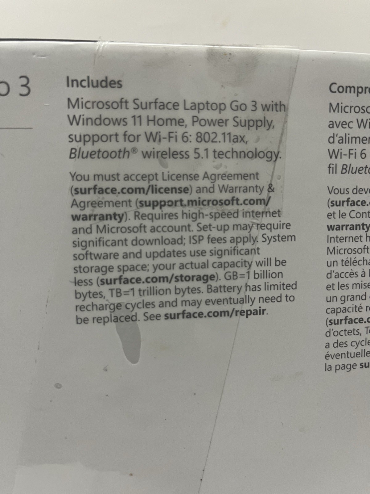 Microsoft Surface Laptop Go 3 12.4″ Intel Core I5, 8GB RAM, 128GB SSD Ice Blue