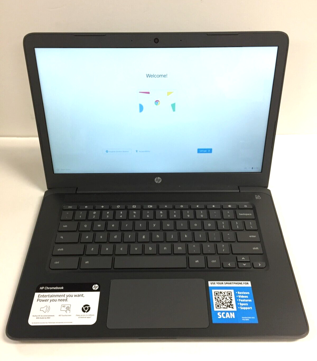 HP 14-db0025nr 6HF76UA#ABA 14″ Touchscreen, AMD A4-9120C APU/4GB Ram/32GB eMMC