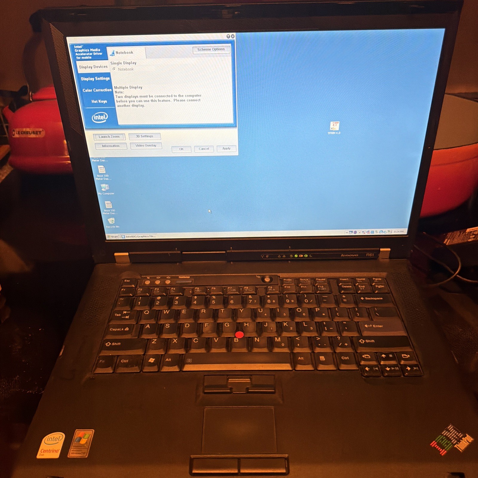Lenovo ThinkPad R61 Laptop Notebook Black Casual Computing Model Lenovo R61