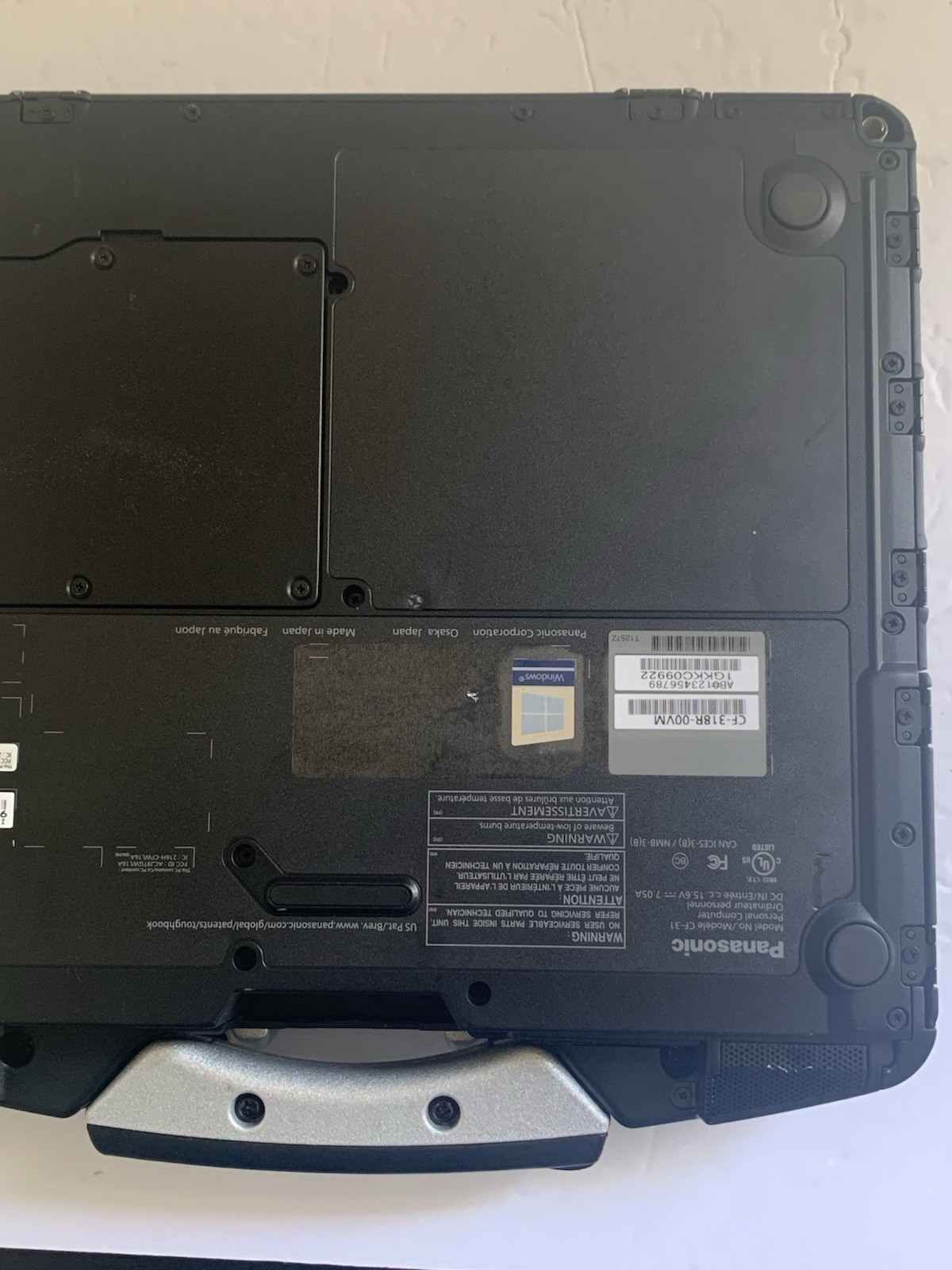 Panasonic Toughbook CF-31 MK6 i7-7600U Touch 8GB 256 SSD Win11 4G/DVD Good