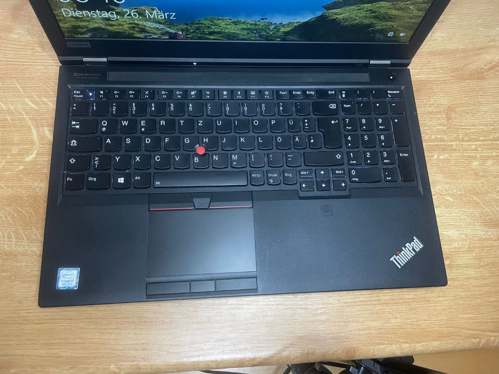 Workstation Lenovo ThinkPad P52 i7-8850H 32GB 512SSD 15.6″FHD Win11 DE-BACKLIT