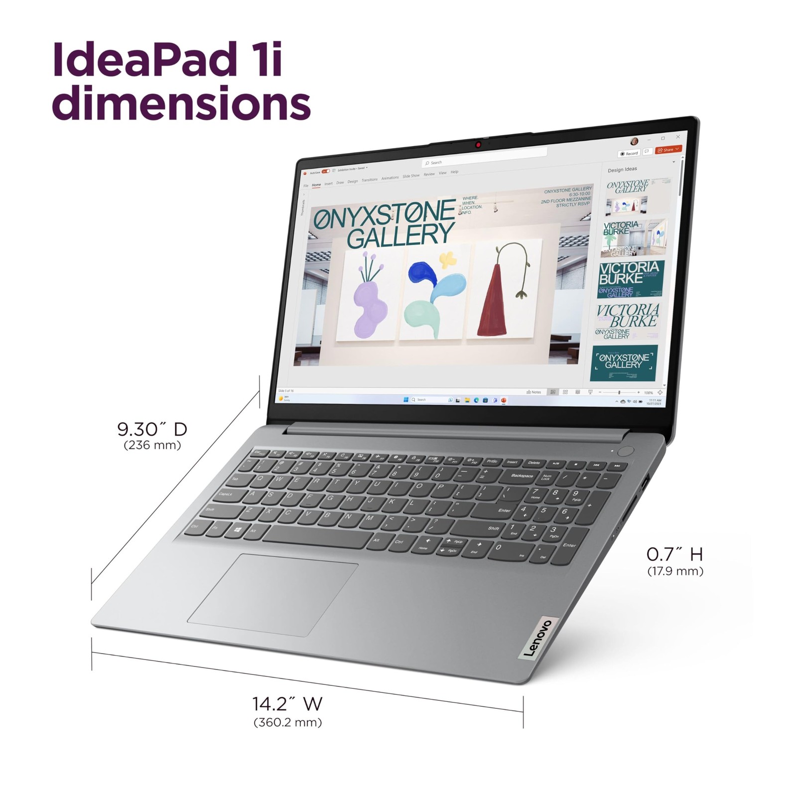 LENOVO 83B40008US IdeaPad 1 15IRU7 15.6″ FHD i5-1335U 1.3GHz Intel Iris Xe