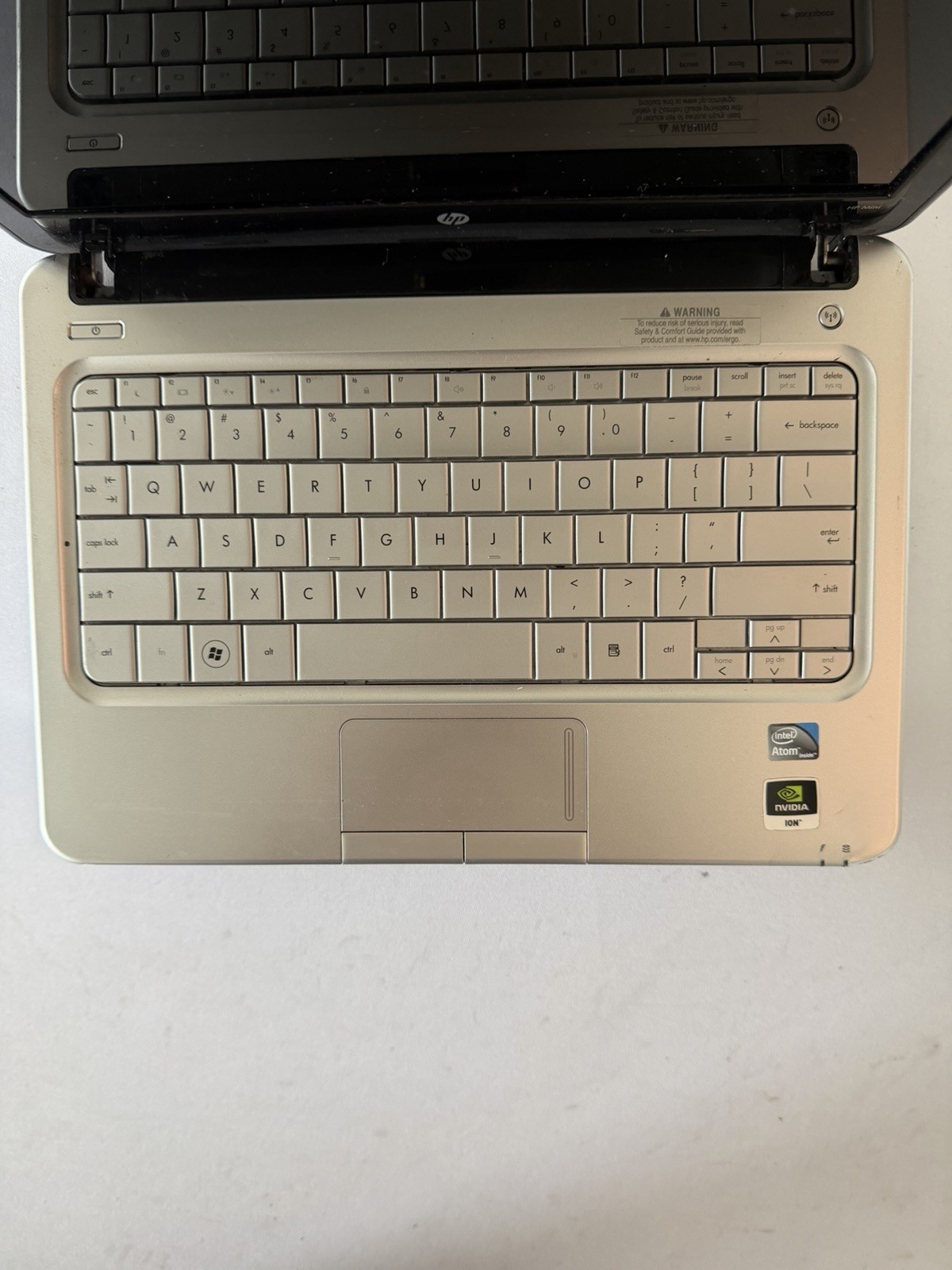 HP Mini 311-1000 Laptop – Intel Atom N270 – RAM 1 GB – No Storage – Read Des