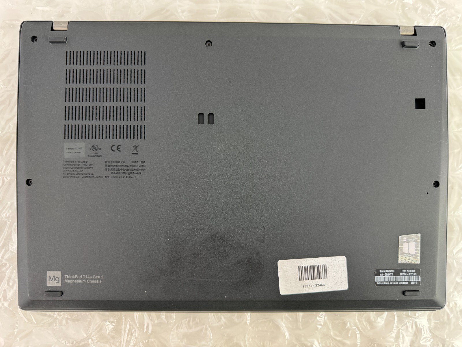 Lenovo ThinkPad T14s Gen 2 i7-1165G7 16GB 512GB SSD 14″ FHD Win 11 Pro