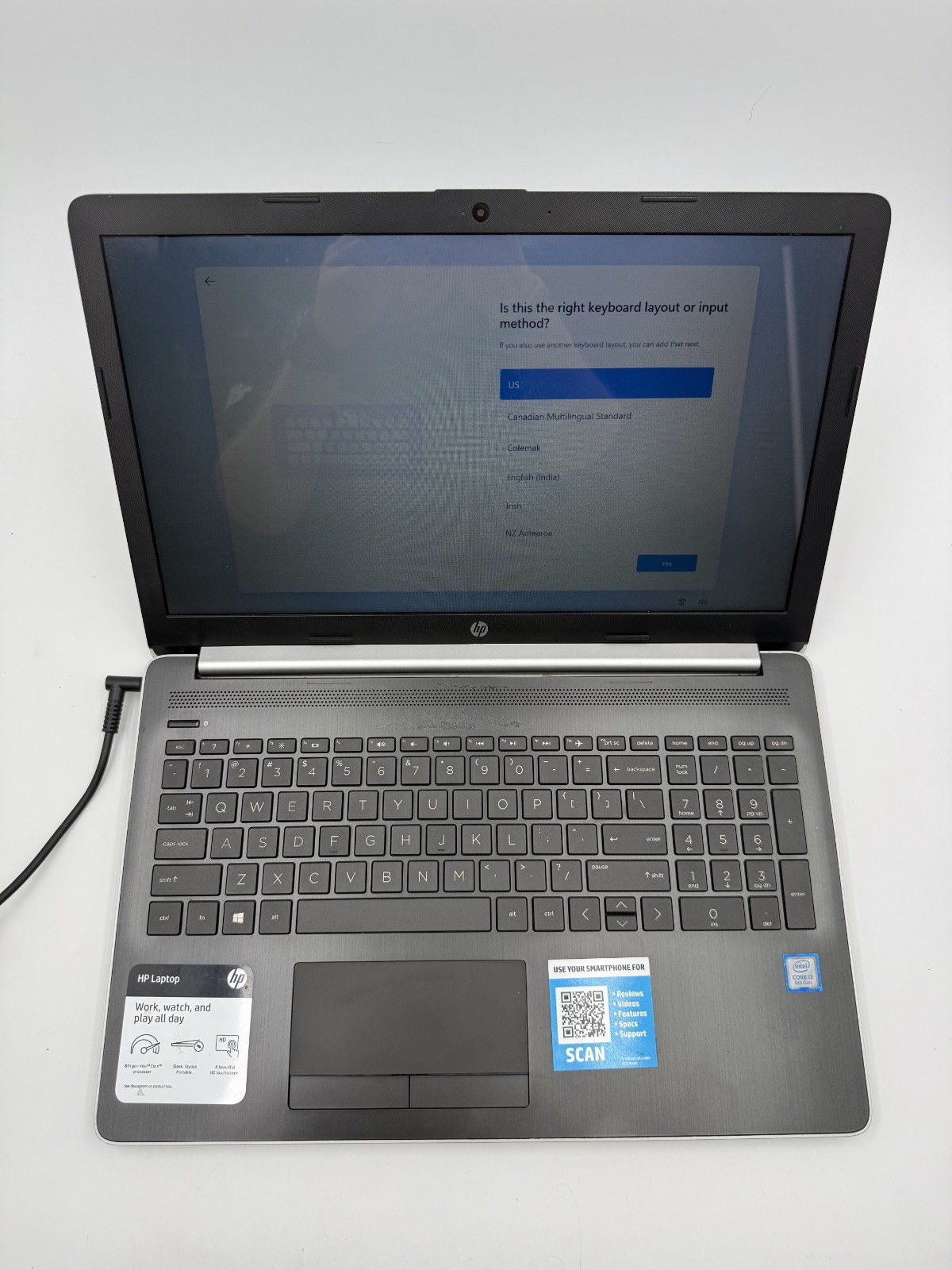 HP NoteBook 15-DA0012DX 15.6″ *TRACKPAD ISSUES- EVERYTHING ELSE WORKS-*