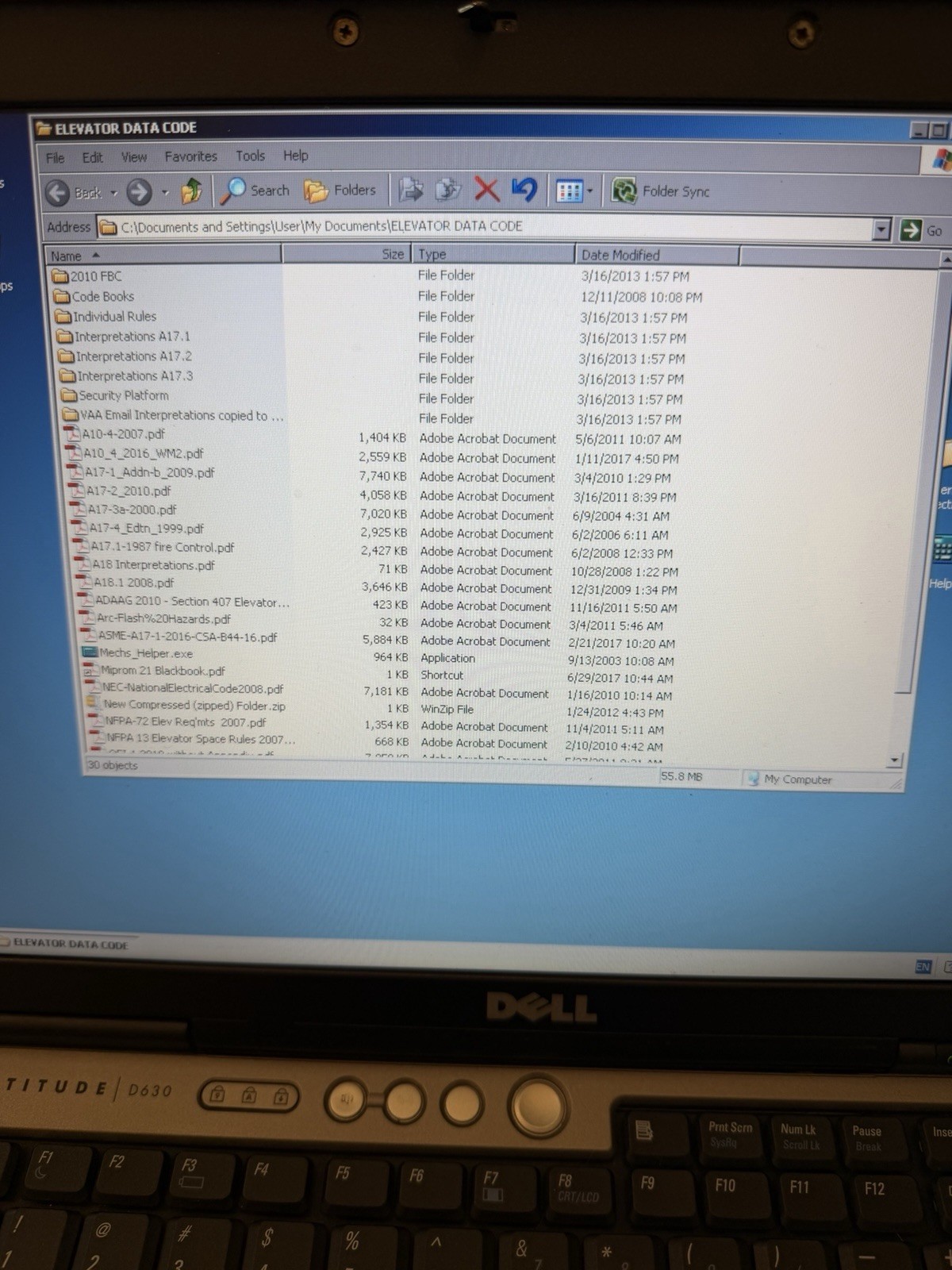 Dell Latitude D630 Elevator Diagnostic Laptop Multi-OEM Legacy Service System