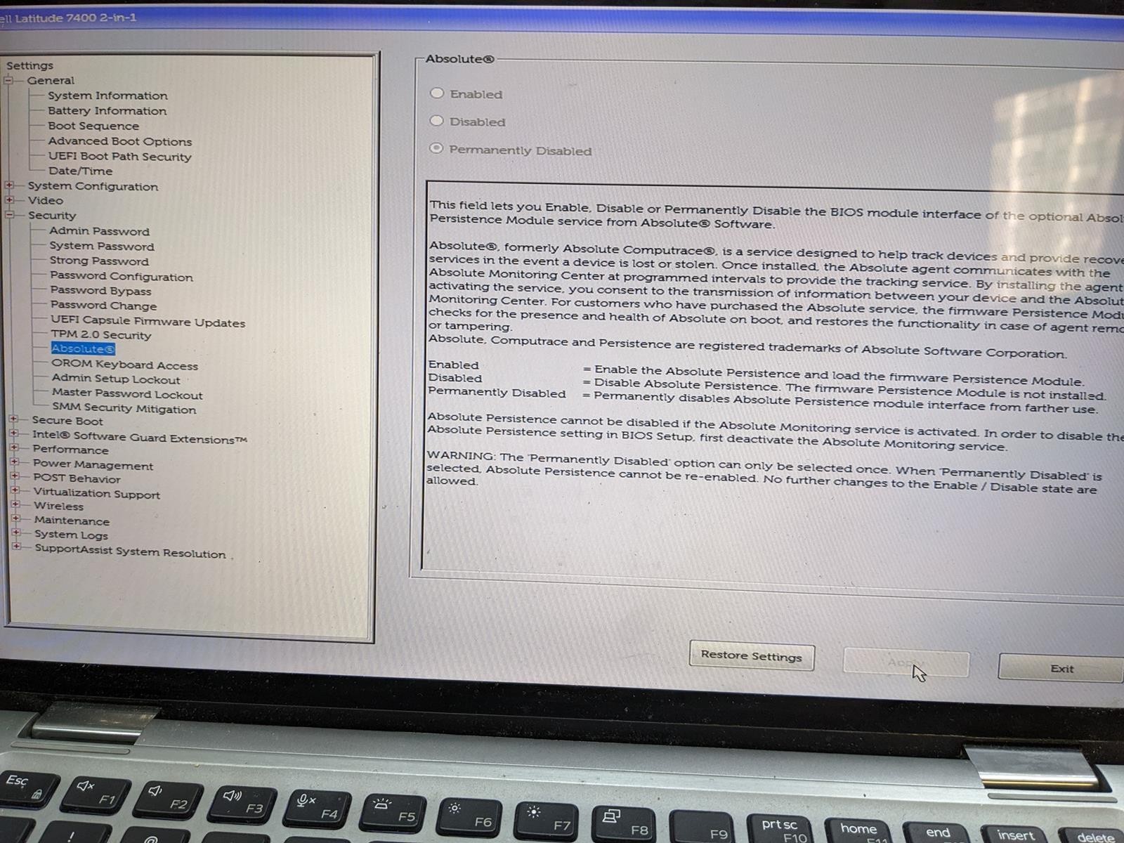 DELL LATITUDE 7400 2-IN-1 i5-8365U @ 1.6GHz, 16GB RAM, NO HDD/OS