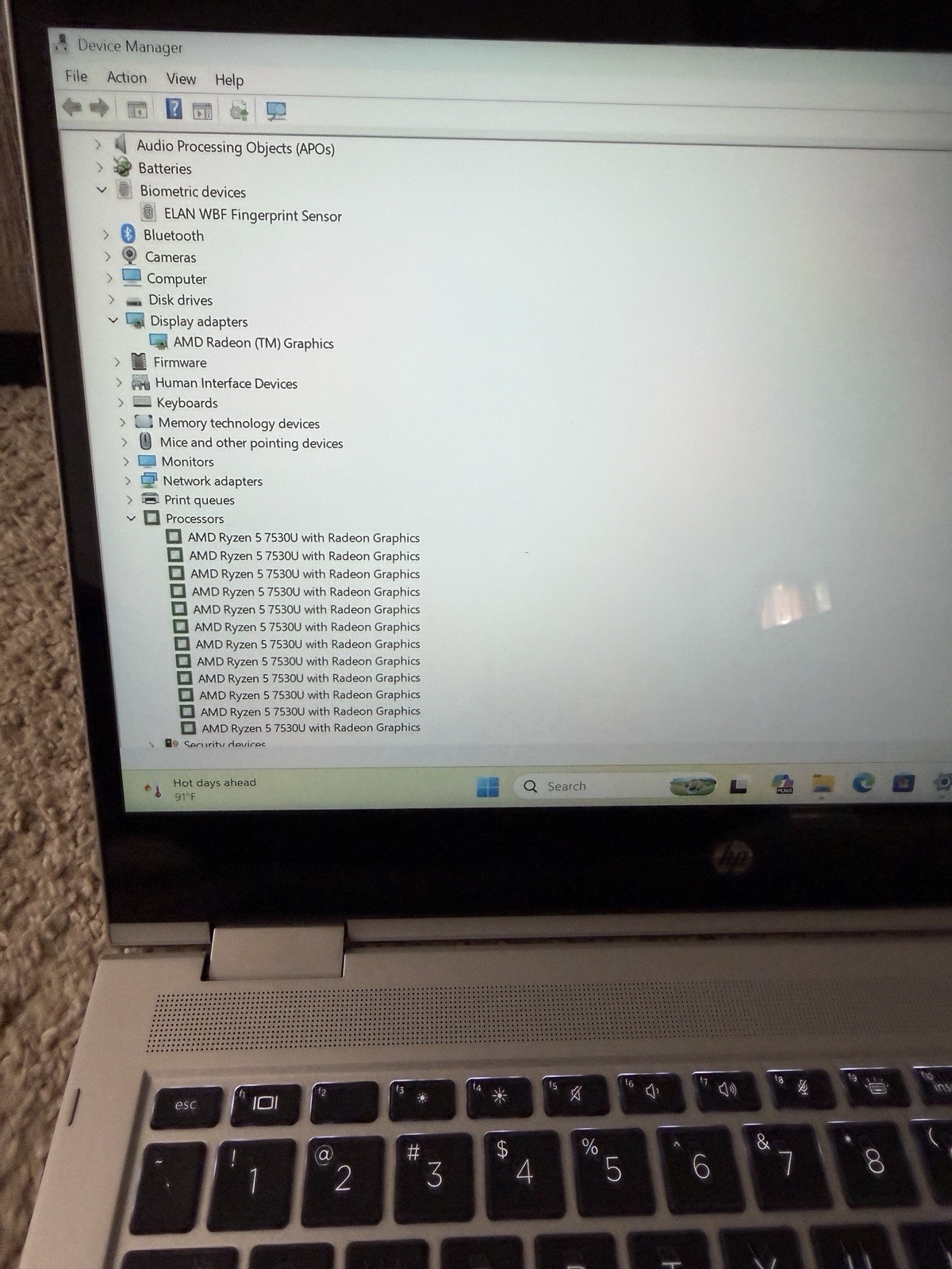 HP PROBOOK X360 435 G10 RYZEN 5 16GB RAM 256GB SSD TOUCHSCREEN