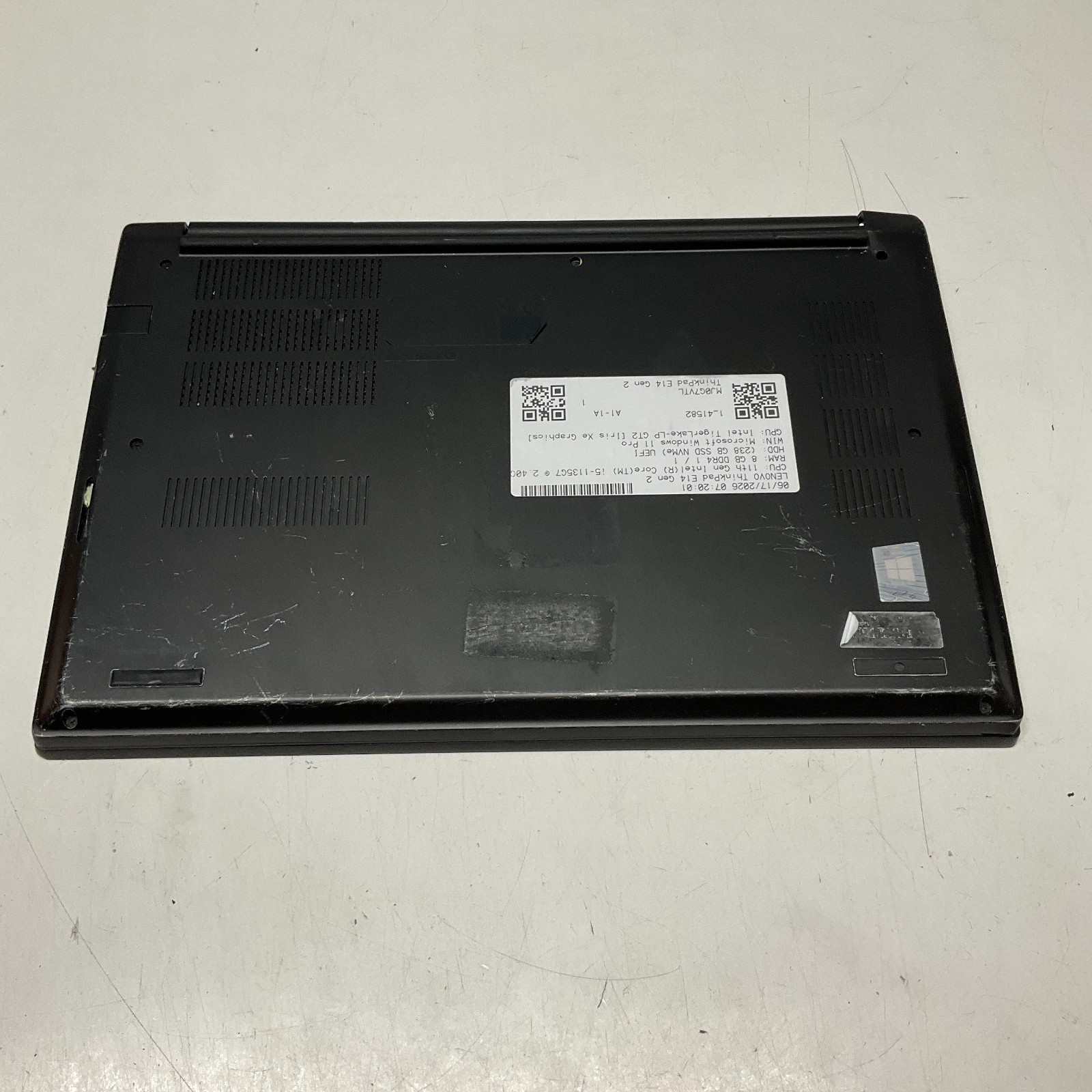 Lenovo Thinkpad E14 Gen 2 Intel I5-1135G7 8GB 256GB SSD Windows 11 Pro Laptop