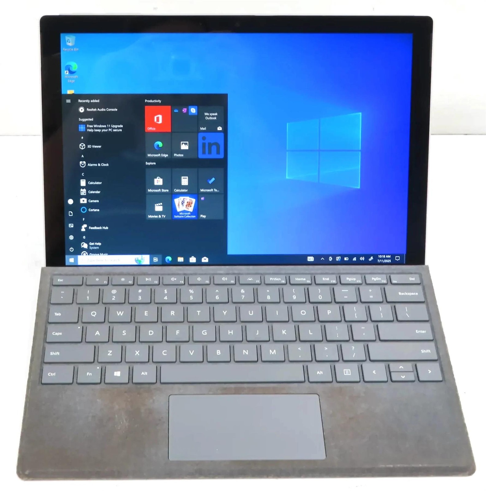 Microsoft Surface Pro 7 1866 Core i5-1035G4 1.10GHz 16GB 256GB Win 10 Pro
