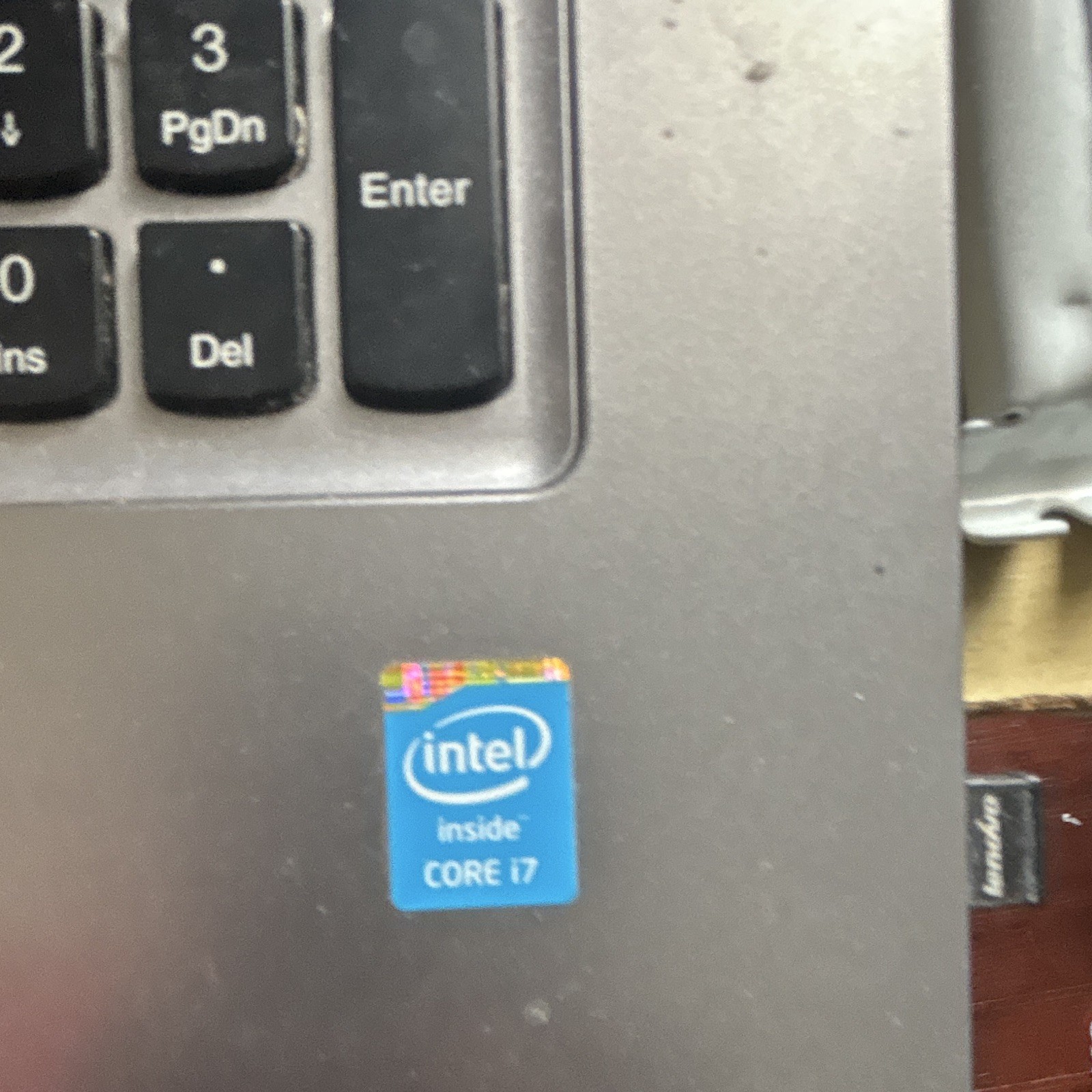 Lenovo ThinkPad 15.6in Intel Core i7 Silver Laptop HDMI USB 3.0 No OS