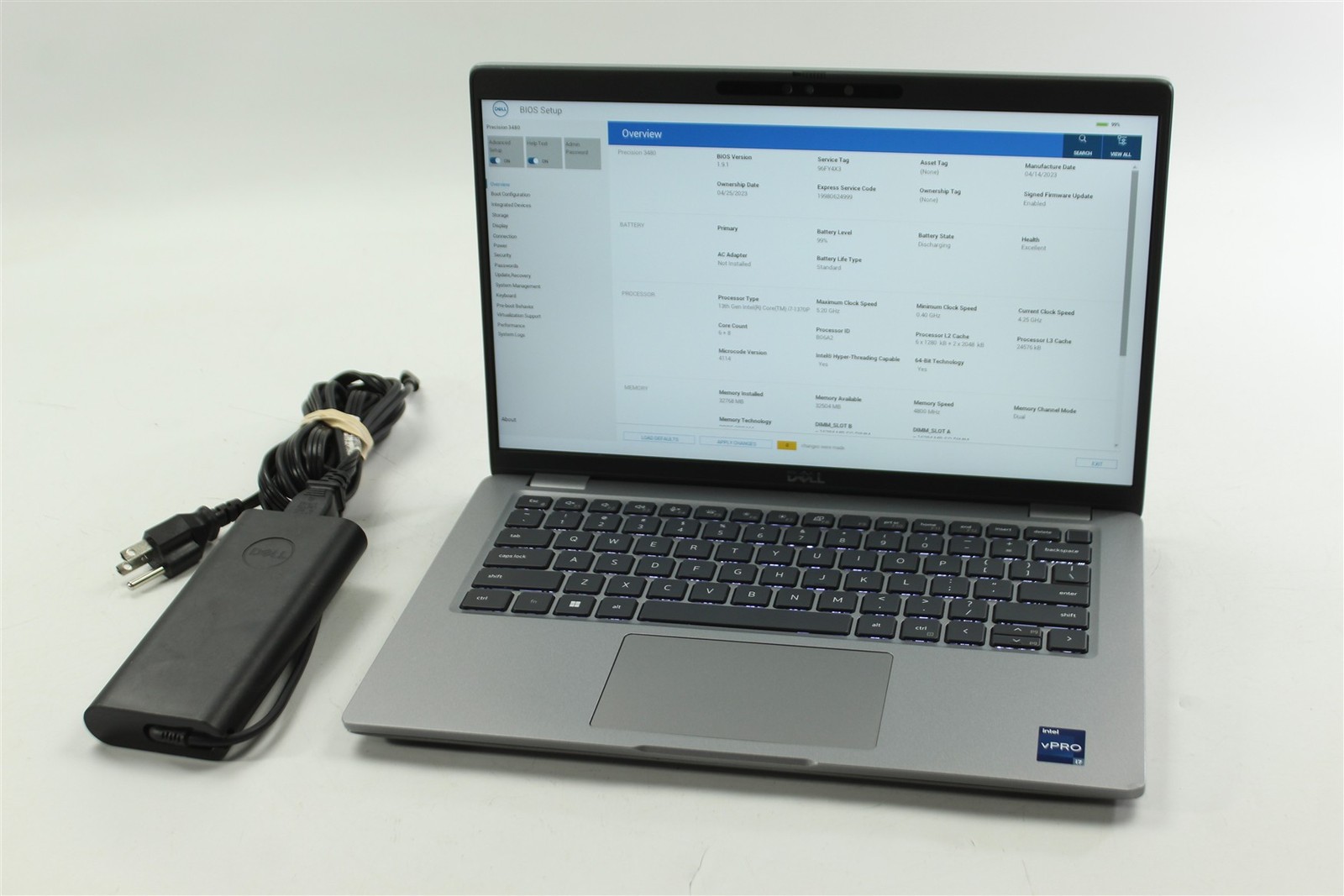 Dell Precision 3480 14″ FHD i7-1370P 1.9GHz 256GB SSD 32GB RAM W11P RTX A500