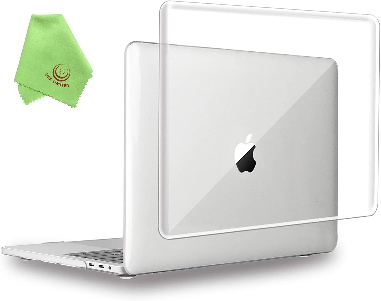 Crystal Clear Glossy Hard Case for 2016-2019 Release MacBook Pro 15 inch